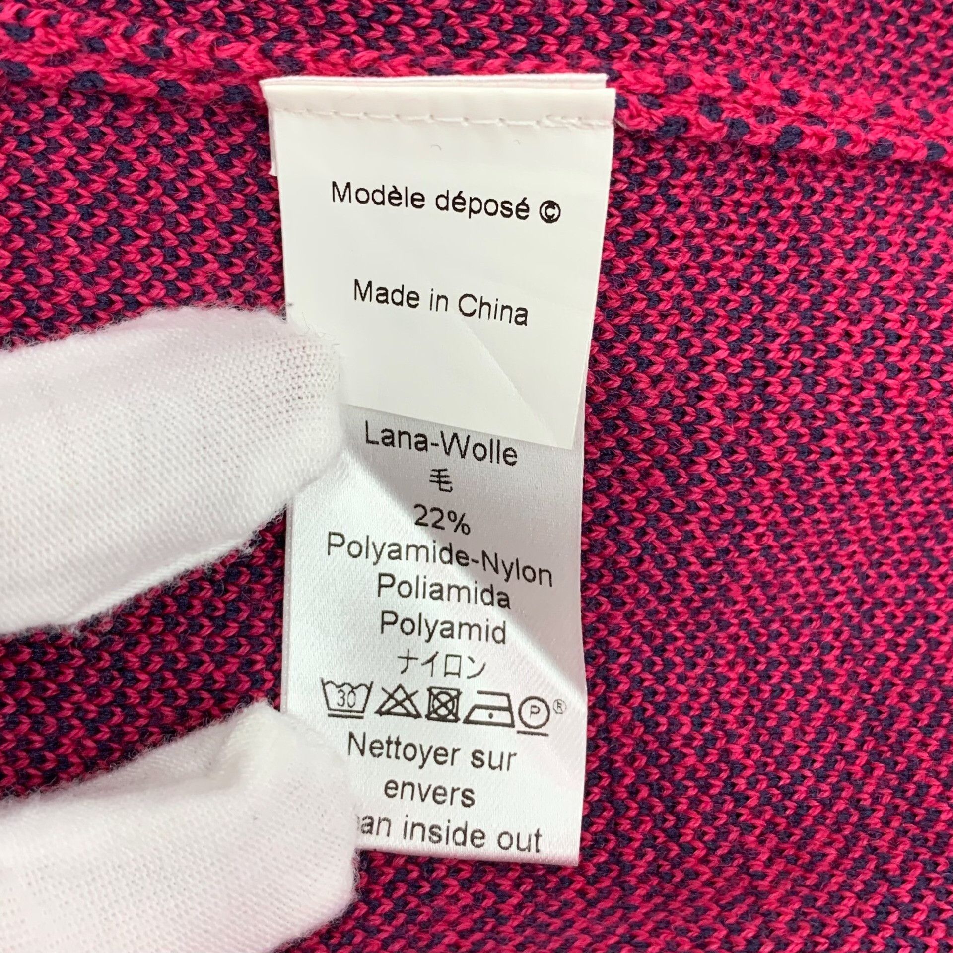 Kenzo Kenzo Retro Embroidered Pink Sweater S Women Size S / US 4 / IT 40 - 8 Thumbnail