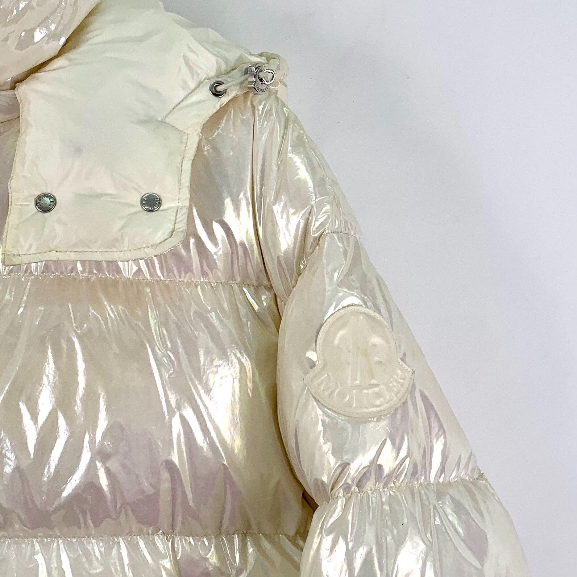 Moncler Moncler Beige Down Jacket XS Women Size XS / US 0-2 / IT 36-38 - 3 Thumbnail