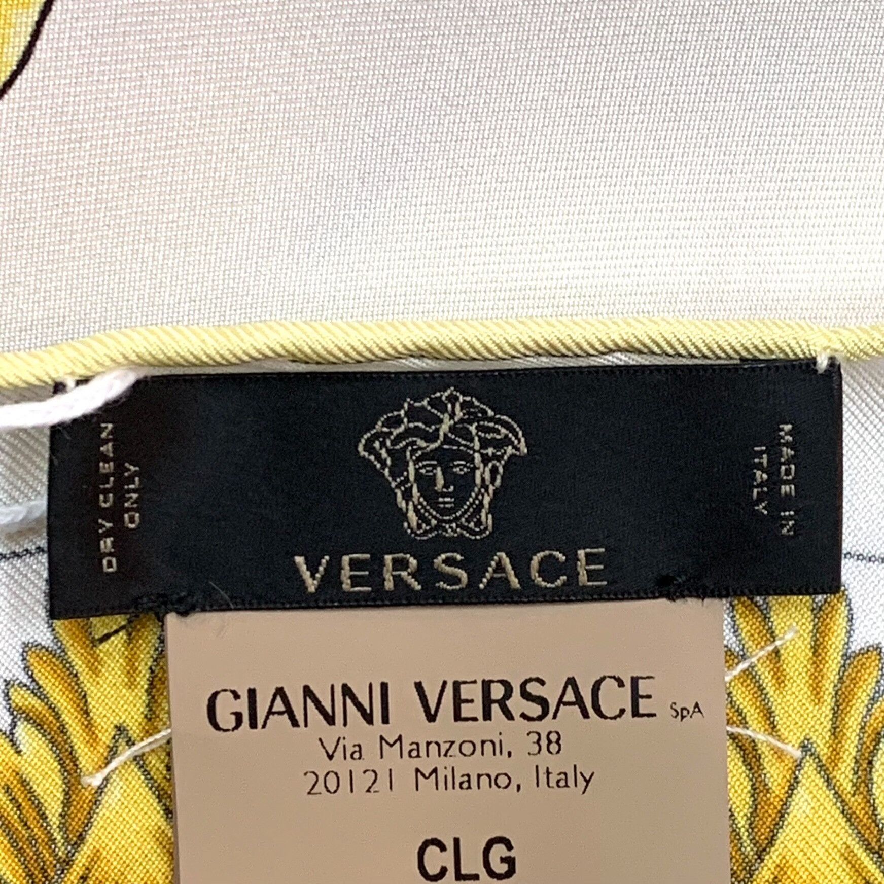 Versace Versace Retro Graphic Multi Scarf 2XS Men Size ONE SIZE - 7 Thumbnail