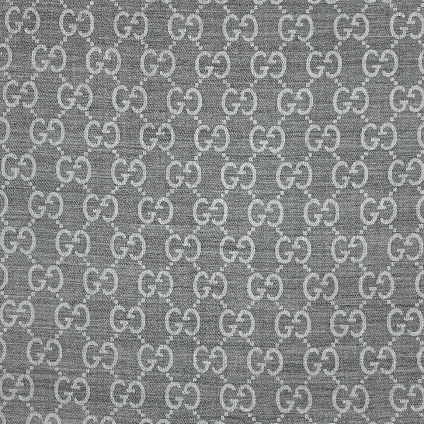 Gucci Gucci Retro Wool Gray Scarf 2XS Men Size ONE SIZE - 4 Thumbnail