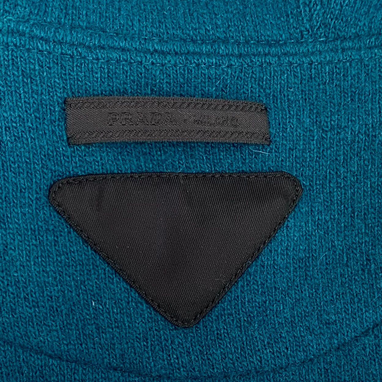 Prada Prada Wool Blue Hoodie L Men Size US L / EU 52-54 / 3 - 5 Thumbnail