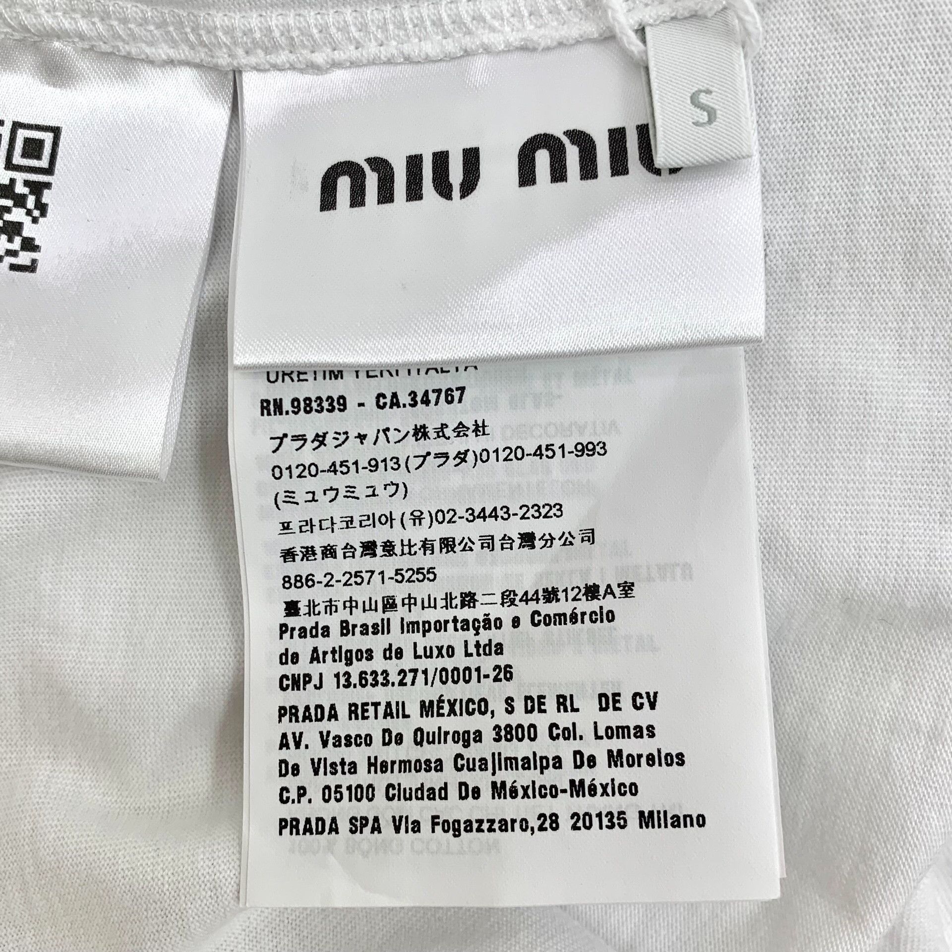 Miu Miu Miu Miu Retro White T-Shirt S Women Size S / US 4 / IT 40 - 6 Thumbnail