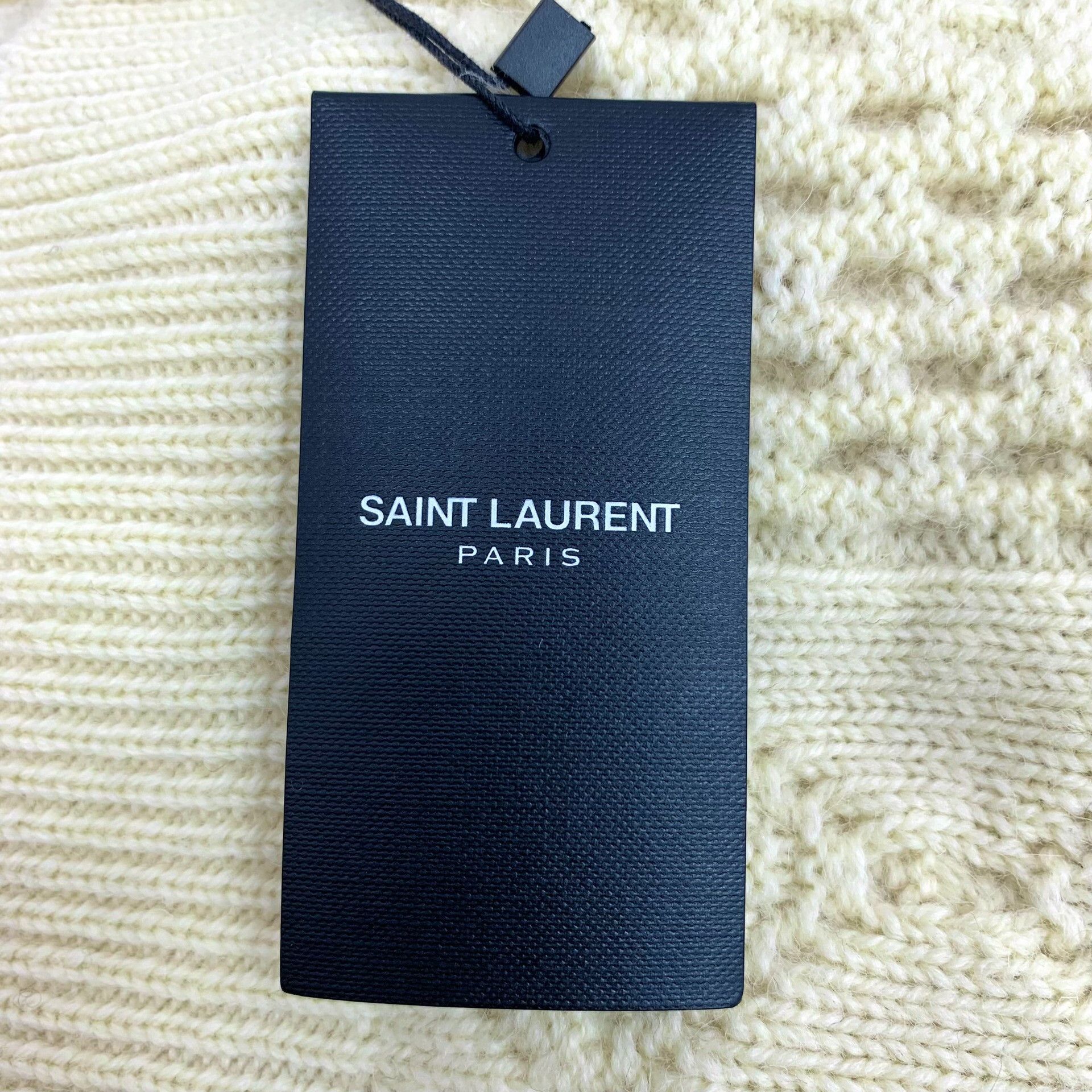 Saint Laurent Paris Saint Laurent Paris White Sweater XS Women Size XS / US 0-2 / IT 36-38 - 6 Thumbnail