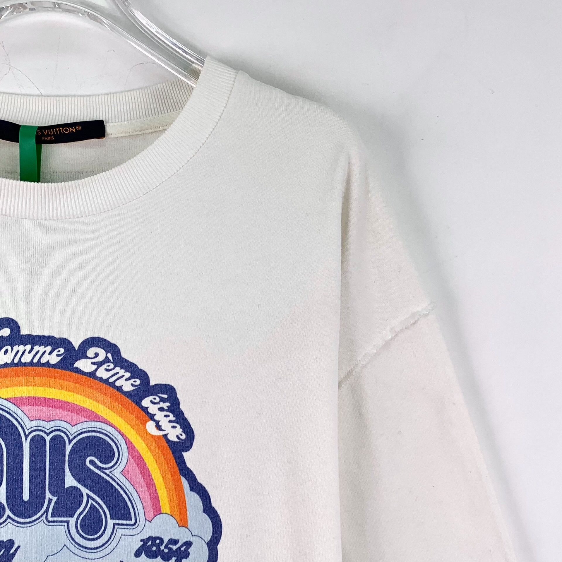 Louis Vuitton Louis Vuitton White T-Shirt L Men Size US L / EU 52-54 / 3 - 3 Thumbnail