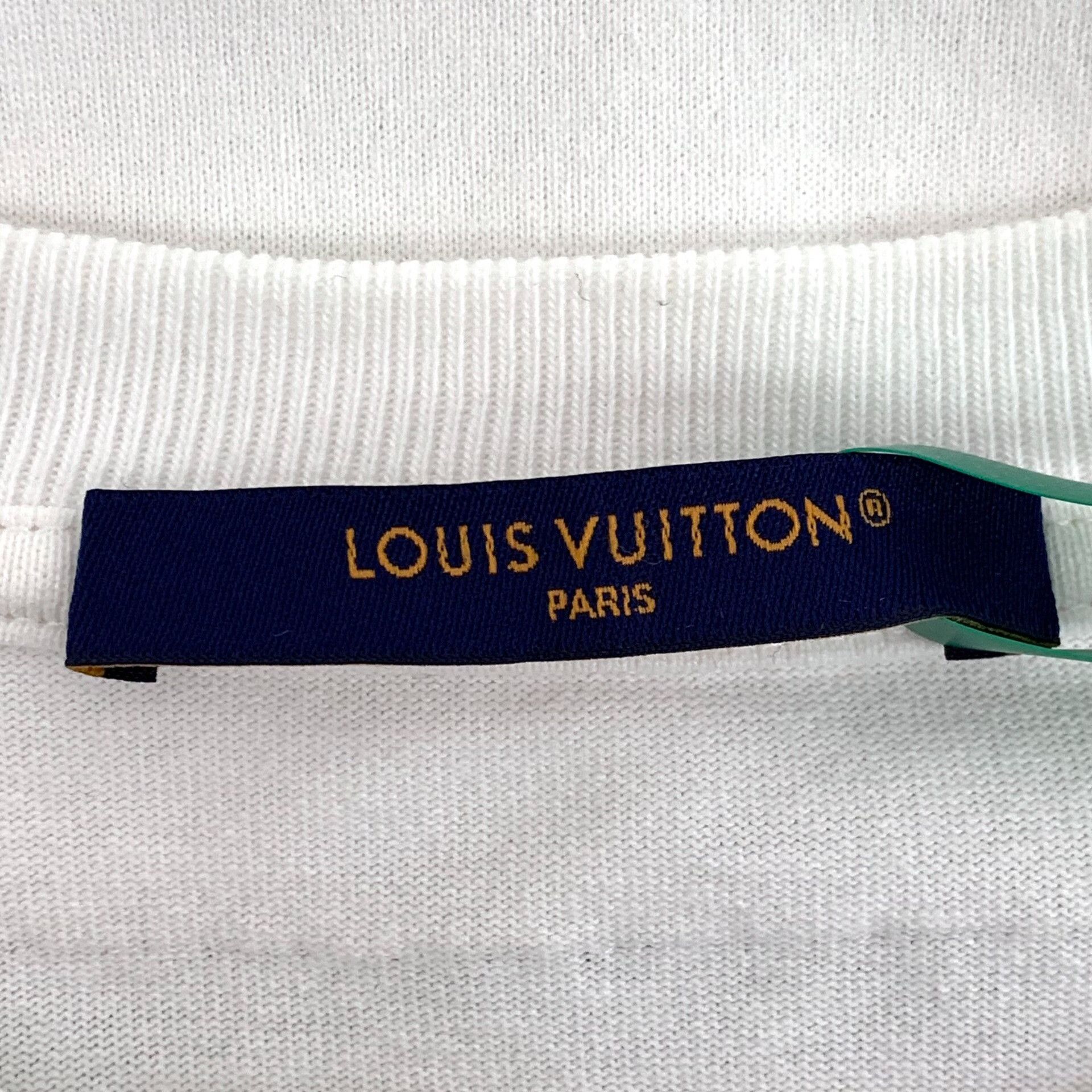 Louis Vuitton Louis Vuitton White T-Shirt L Men Size US L / EU 52-54 / 3 - 6 Thumbnail