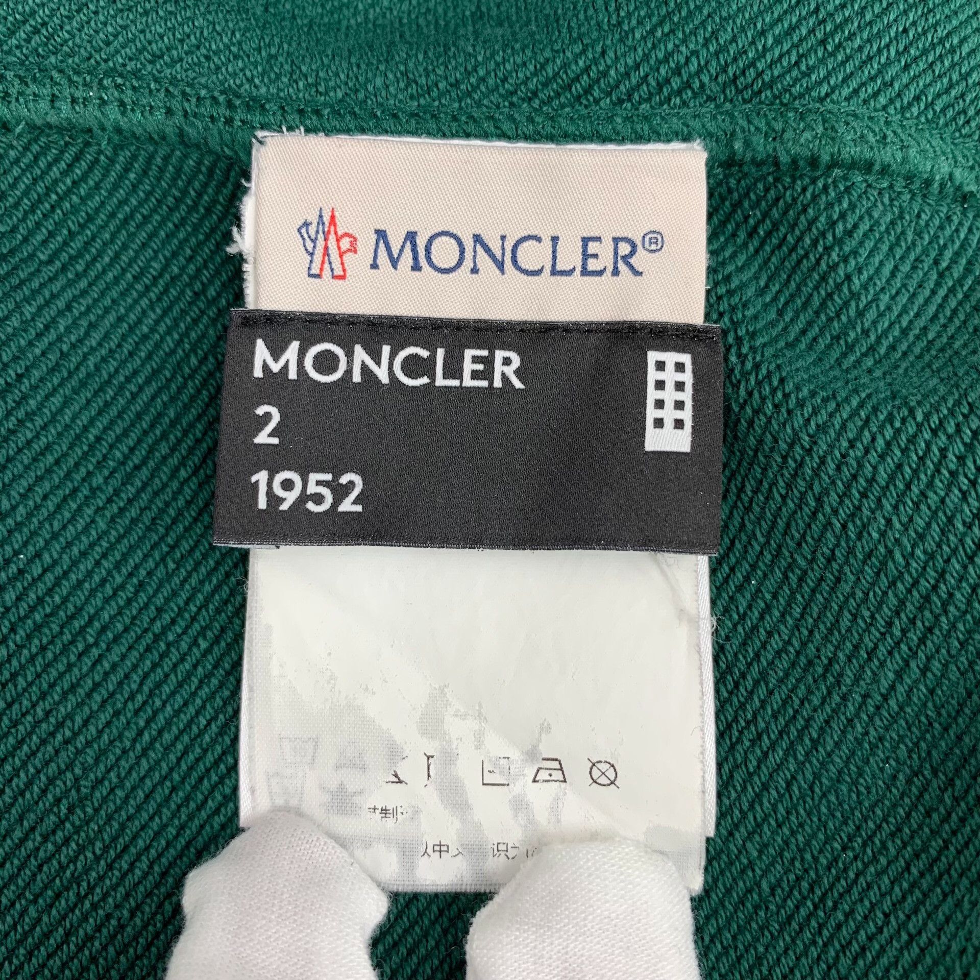 Moncler Moncler Green Hoodie M Women Size M / US 6-8 / IT 42-44 - 6 Thumbnail