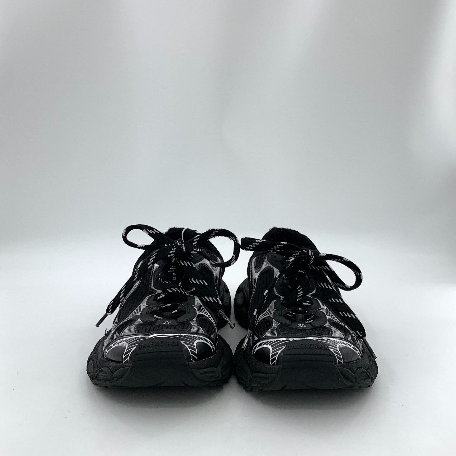 Balenciaga Balenciaga Black Lowtop Sneakers XXXL Men Size US 10 / EU 43 - 3 Thumbnail