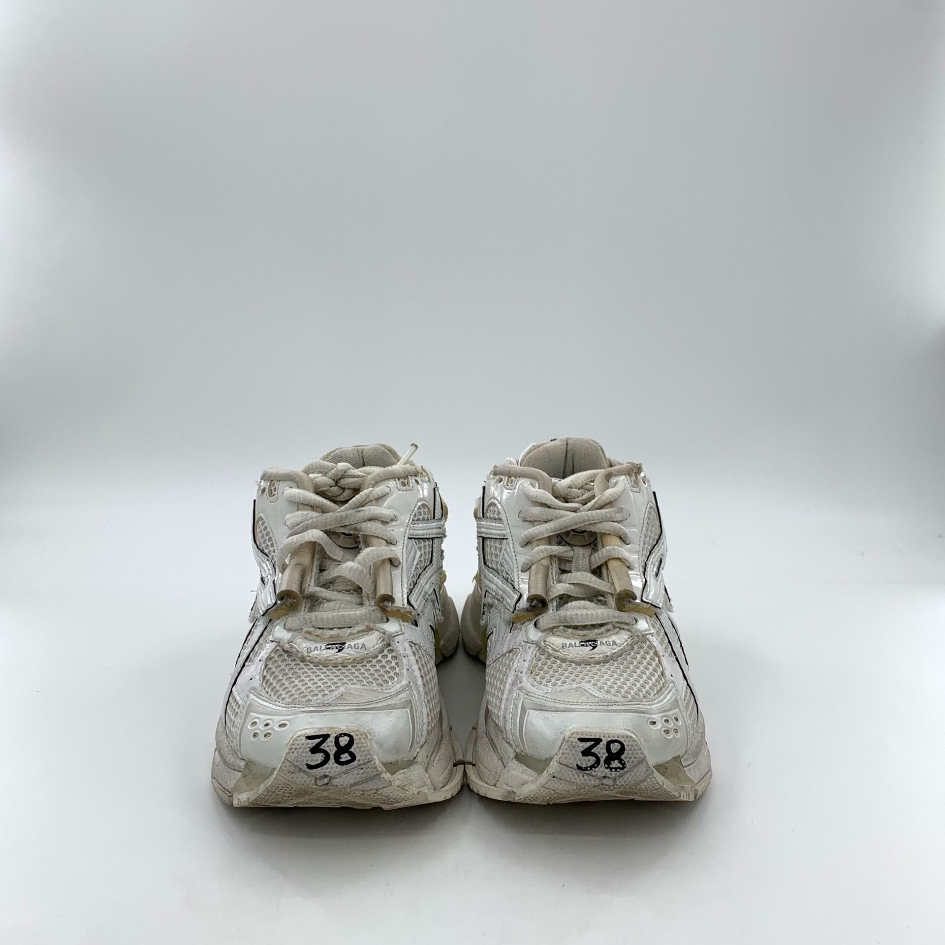 Balenciaga Balenciaga Gray Lowtop Sneakers 38 Women Size US 7.5 / IT 37.5 - 3 Thumbnail