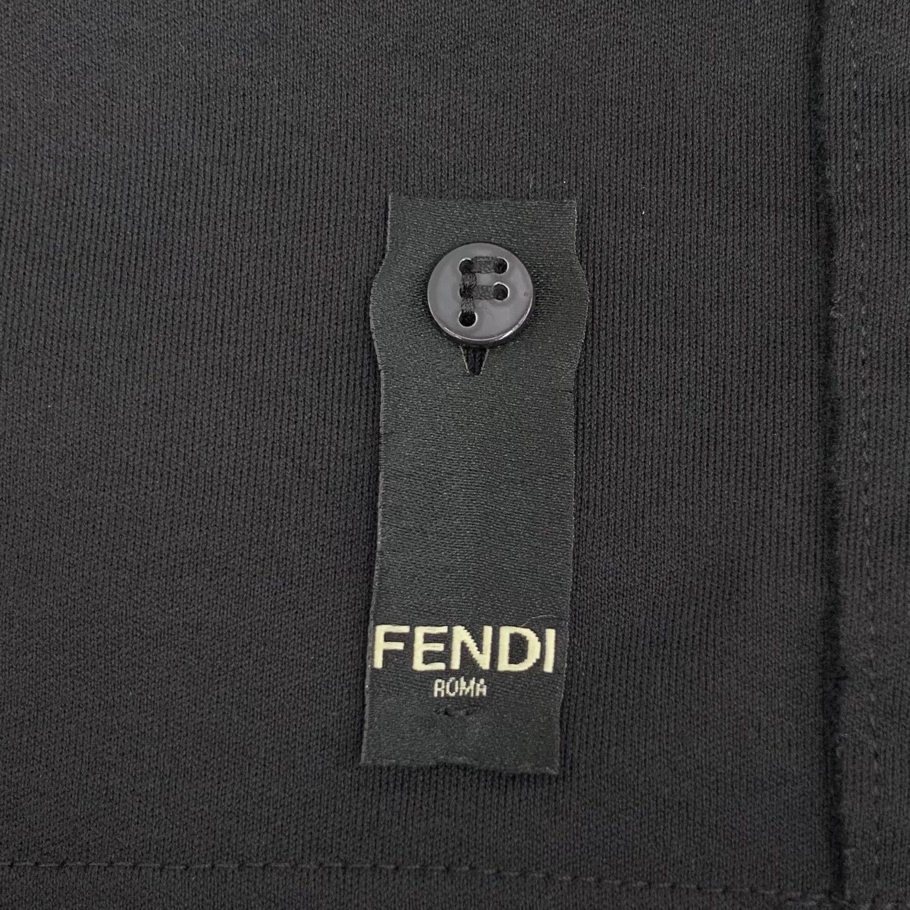 Fendi Fendi Retro Black T-Shirt XXL Men Size US XXL / EU 58 / 5 - 5 Thumbnail