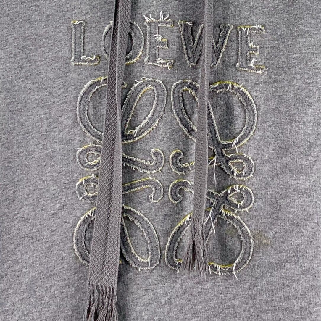 Loewe Loewe Retro Gray Hoodie S Women Size S / US 4 / IT 40 - 4 Thumbnail