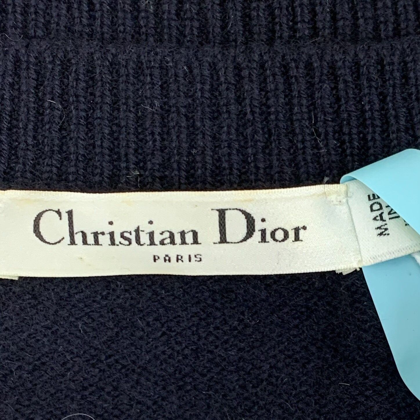 Dior Dior Knit Embroidered Black T-Shirt S Women Size S / US 4 / IT 40 - 6 Thumbnail