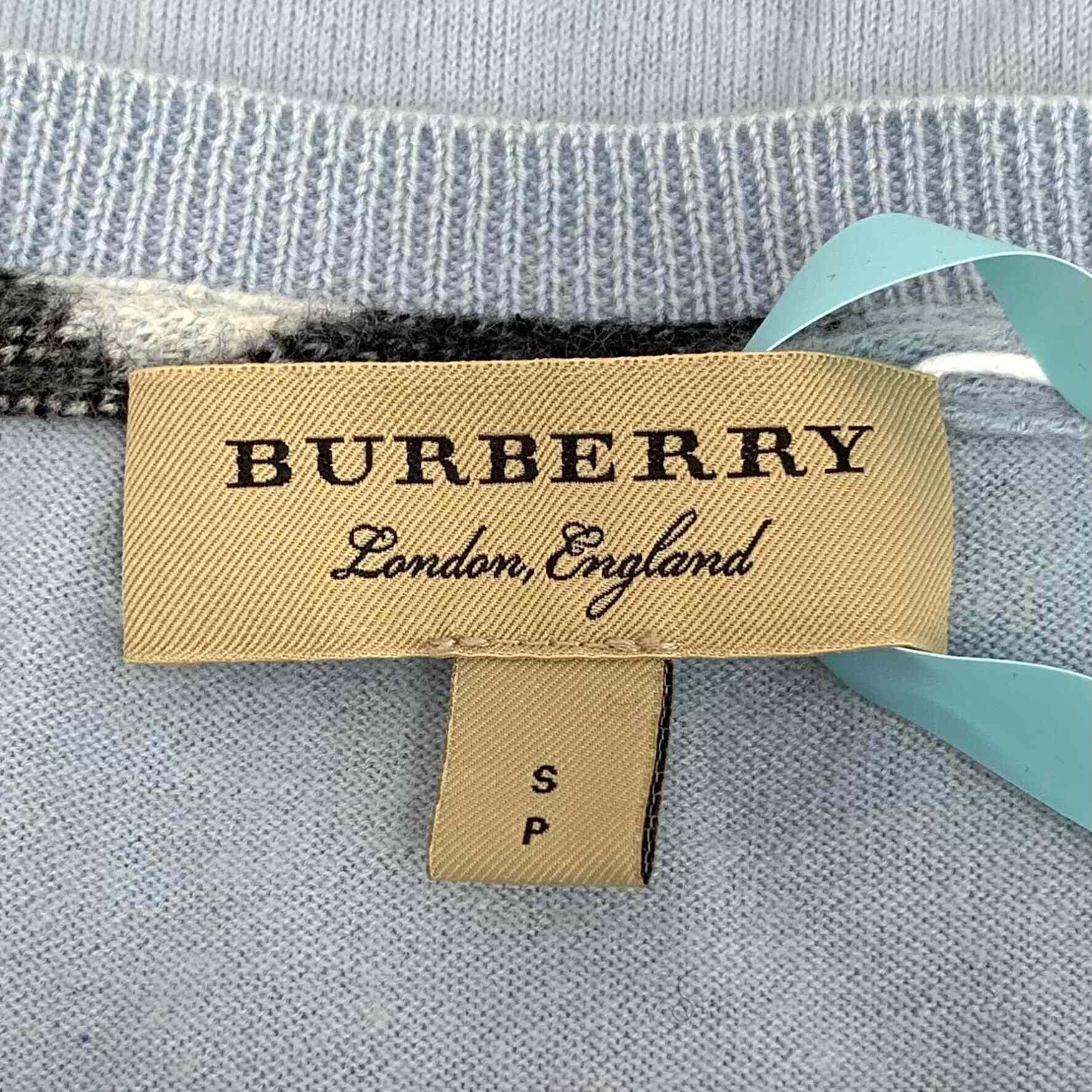 Burberry Burberry Knit Blue Sweater S Women Size S / US 4 / IT 40 - 5 Thumbnail