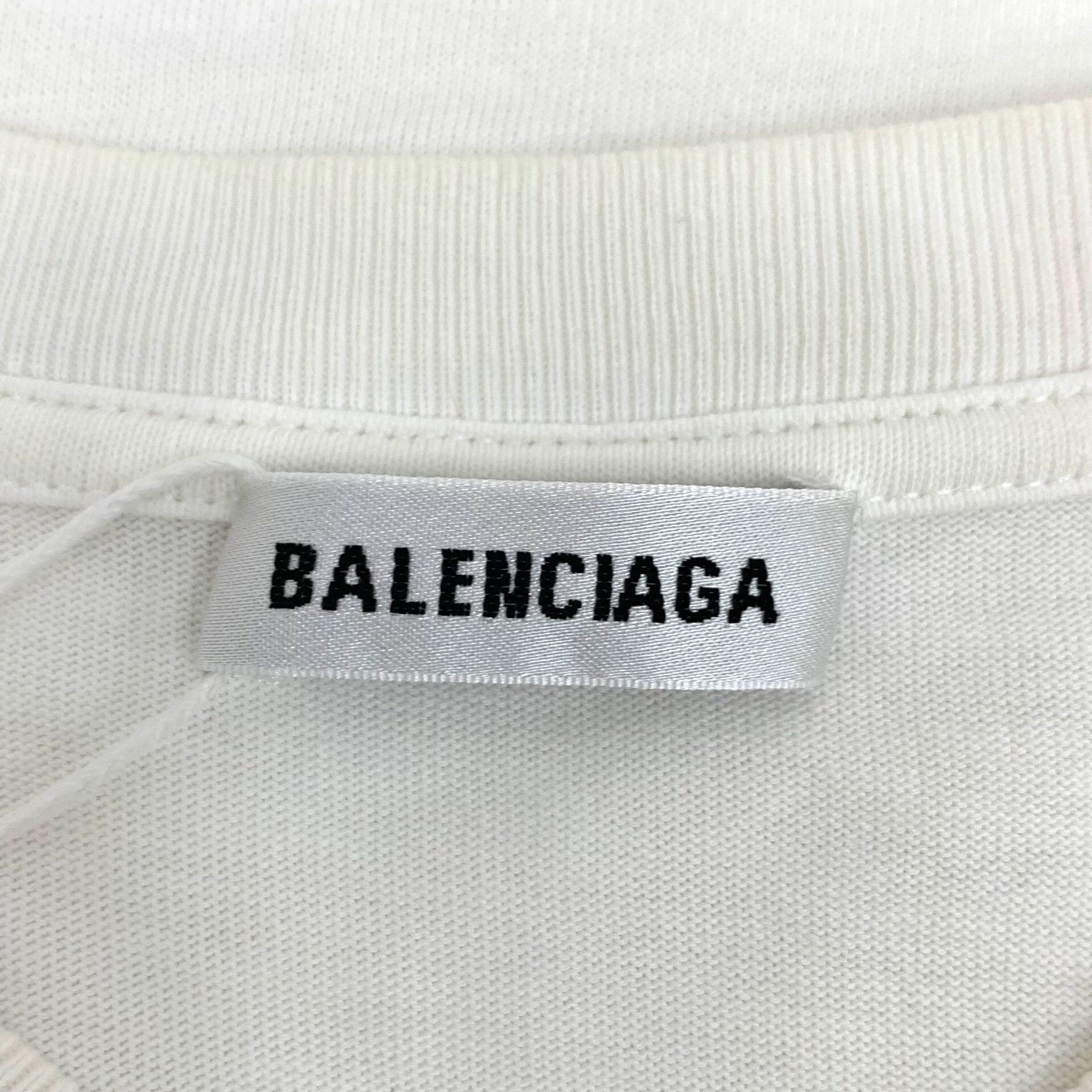 Balenciaga Balenciaga Retro White T-Shirt XS Women Size XS / US 0-2 / IT 36-38 - 5 Thumbnail