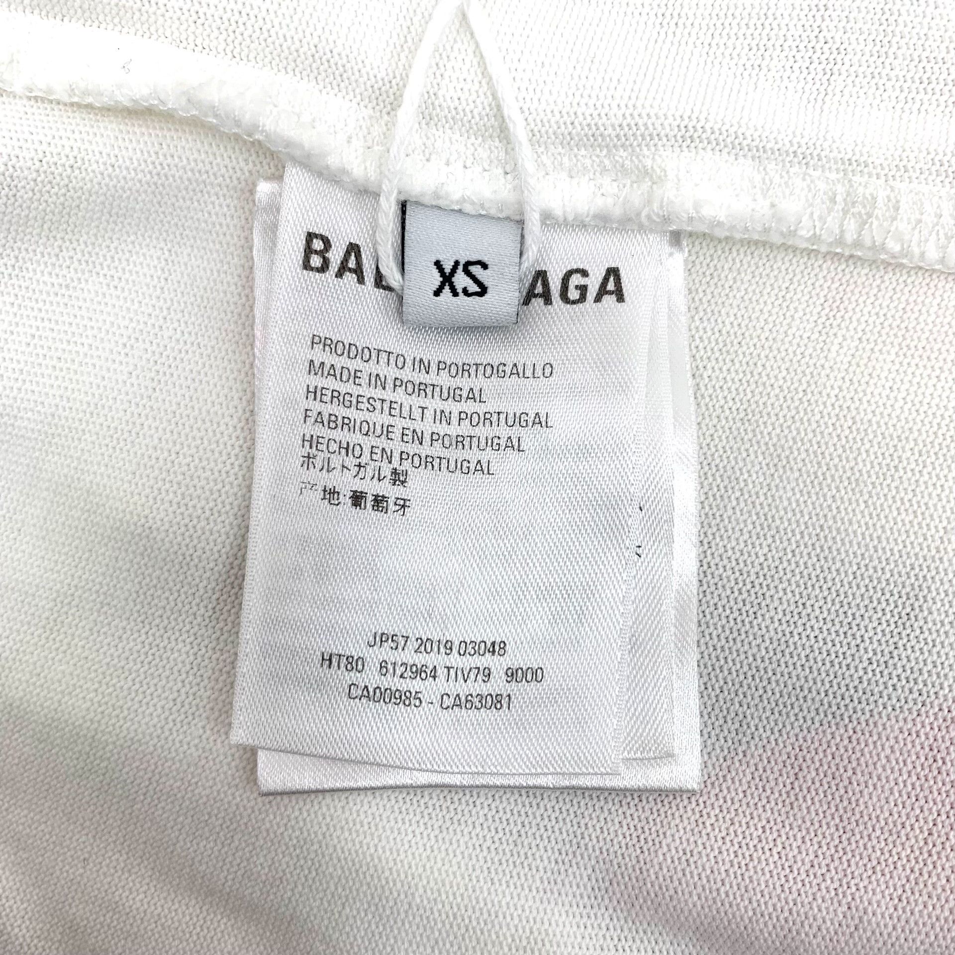 Balenciaga Balenciaga Retro White T-Shirt XS Women Size XS / US 0-2 / IT 36-38 - 6 Thumbnail