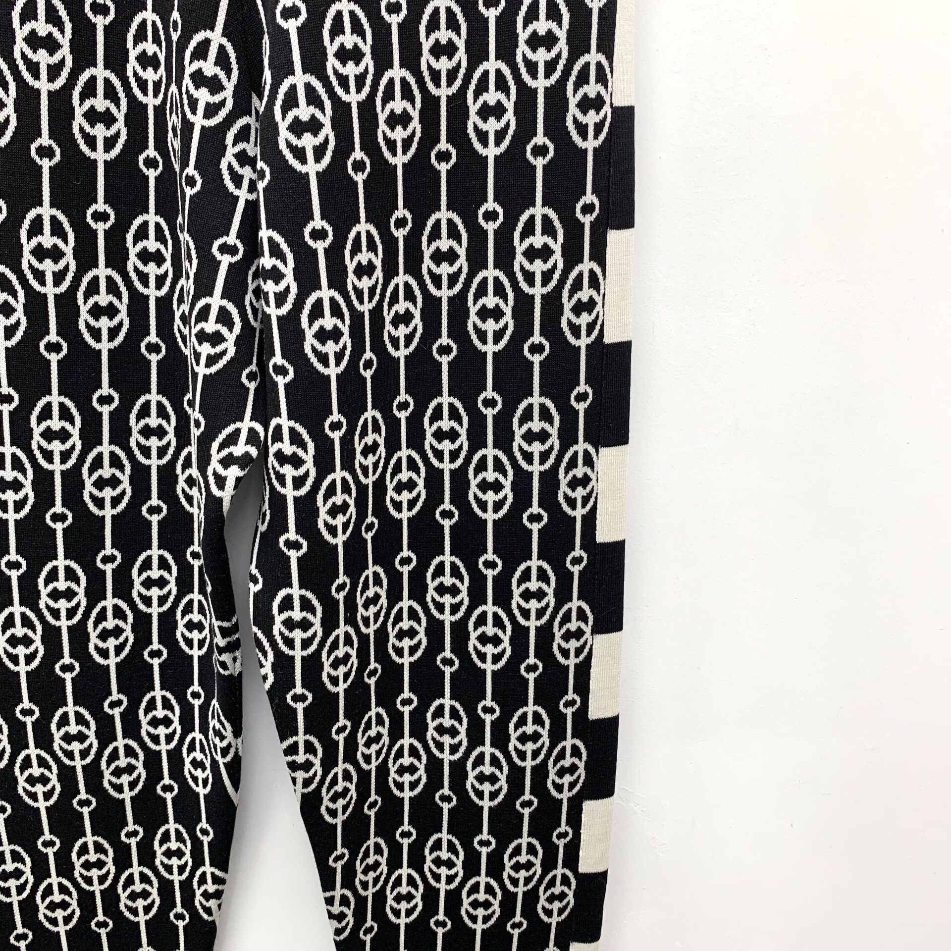 Hermes Hermes Knit Black Pants S Women Size 26" / US 2 / IT 38 - 4 Thumbnail