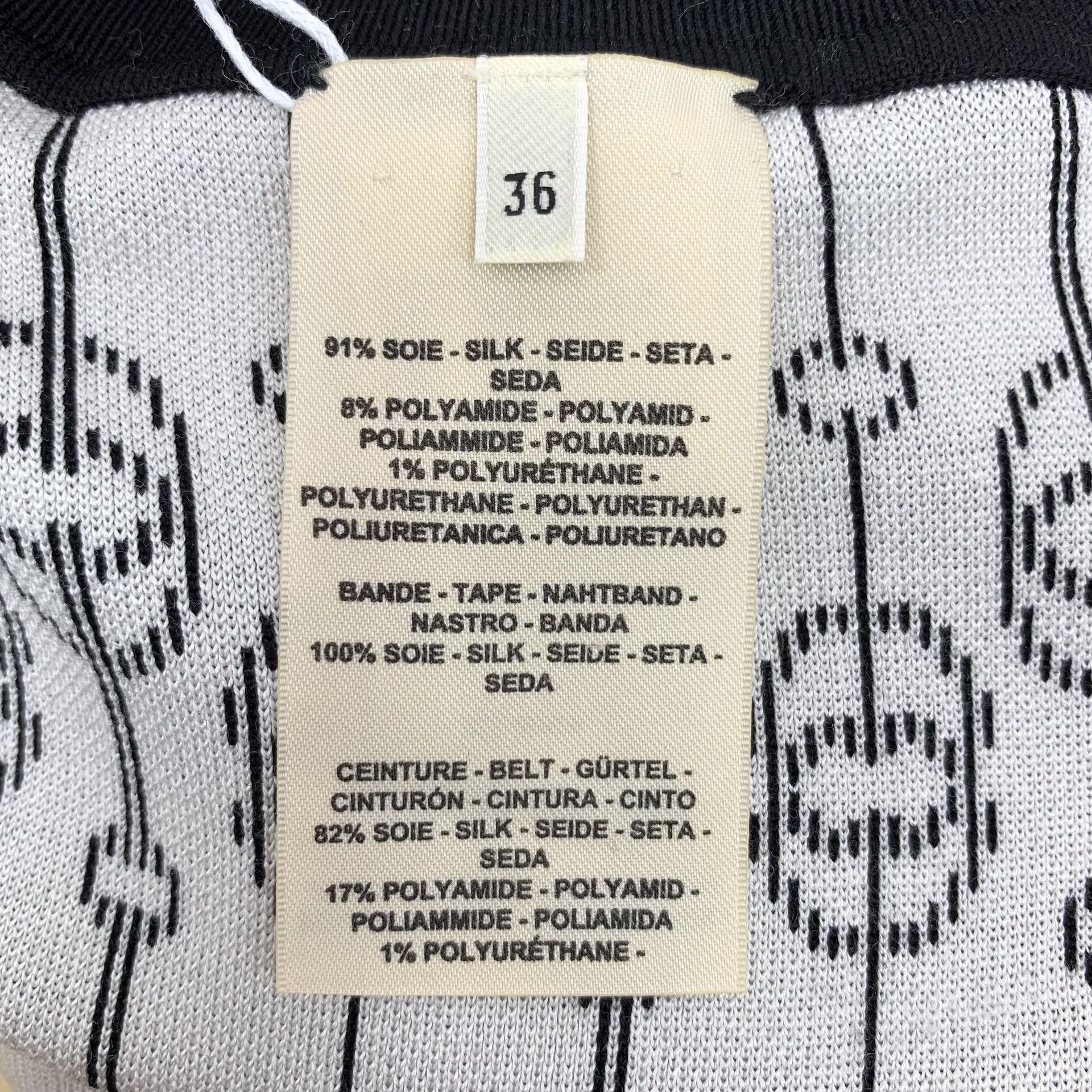 Hermes Hermes Knit Black Pants S Women Size 26" / US 2 / IT 38 - 8 Thumbnail