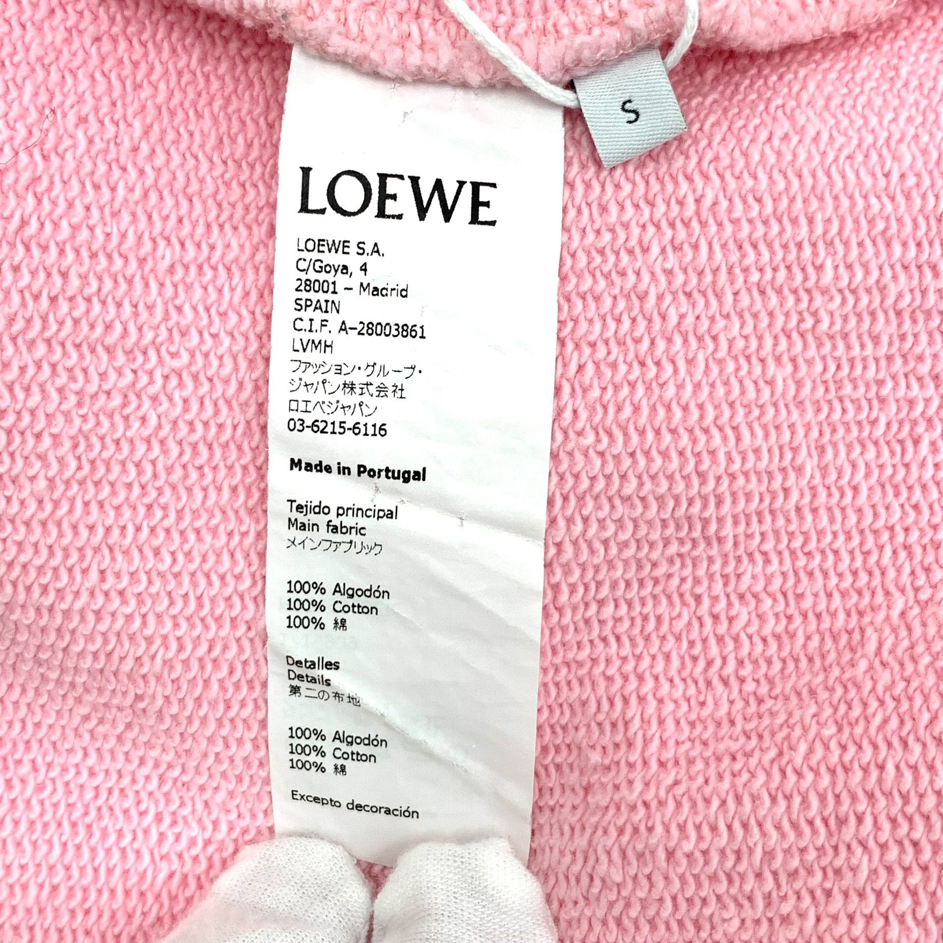 Loewe Loewe Retro Embroidered Pink Hoodie S Women Size S / US 4 / IT 40 - 7 Thumbnail