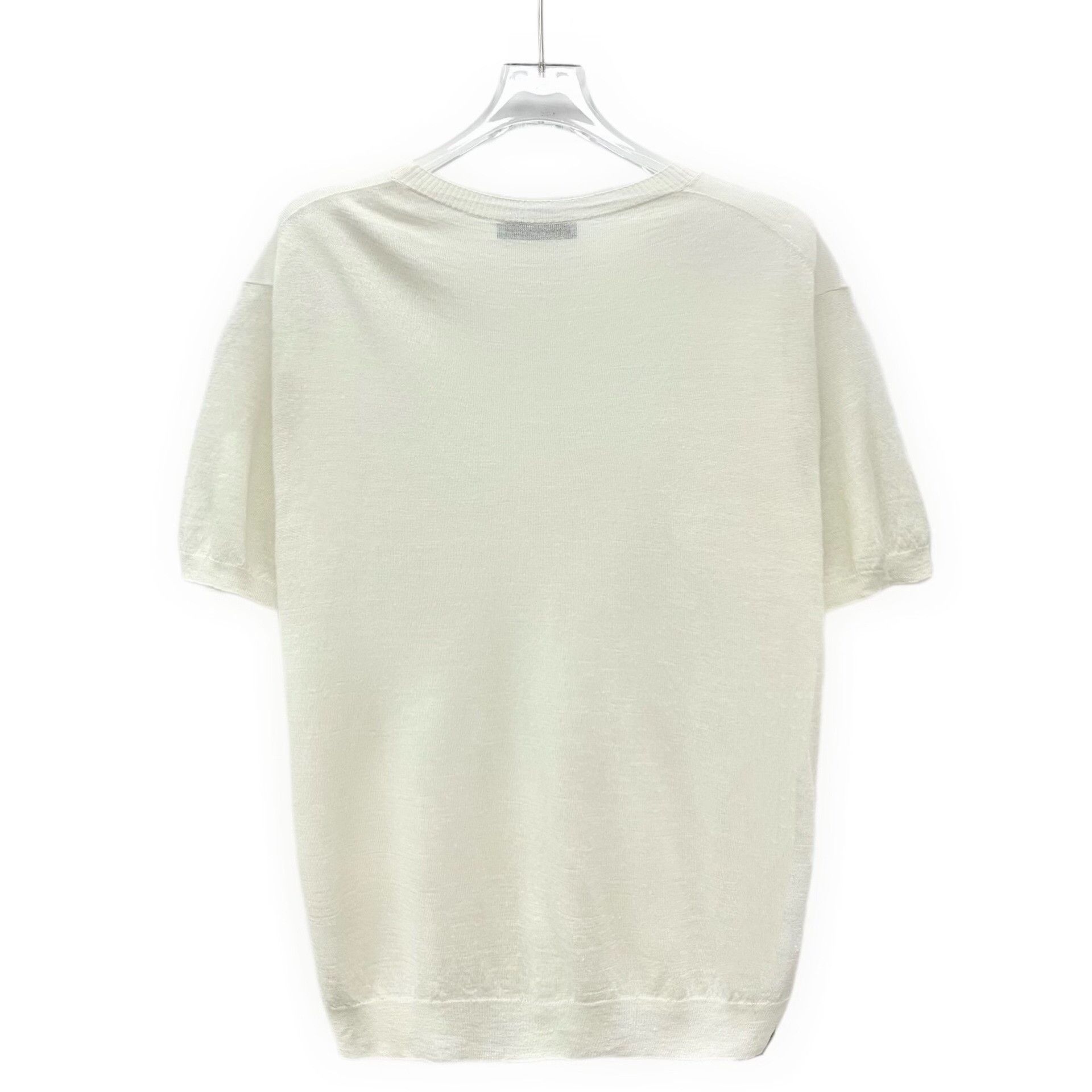 Prada Prada Retro White Sweater 40 Women Size M / US 6-8 / IT 42-44 - 2 Thumbnail