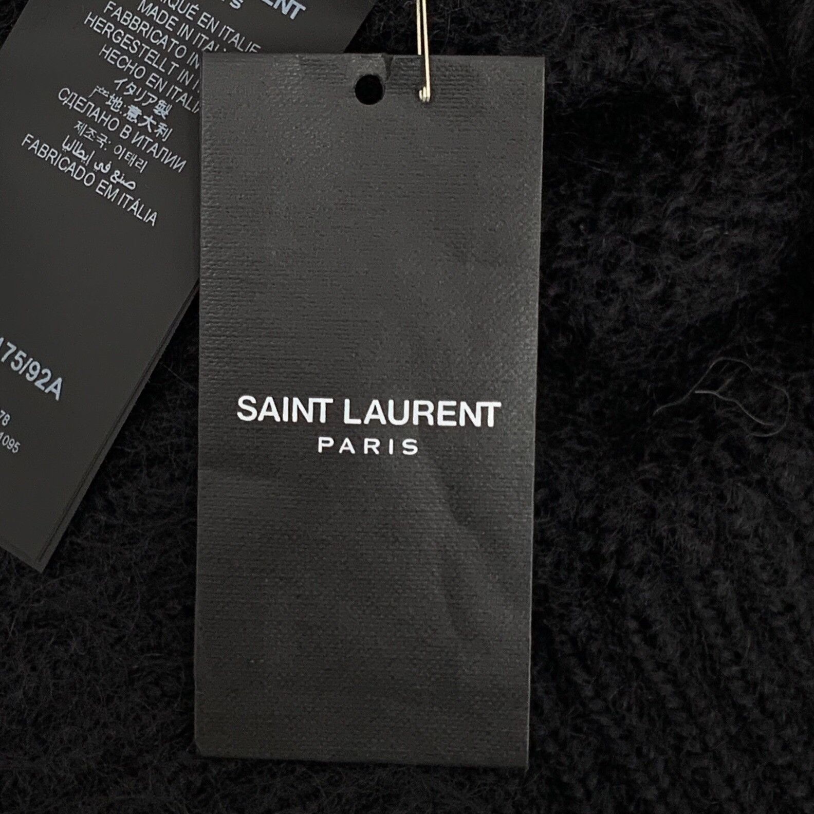 Saint Laurent Paris Saint Laurent Paris Black Sweater S Women Size S / US 4 / IT 40 - 9 Thumbnail