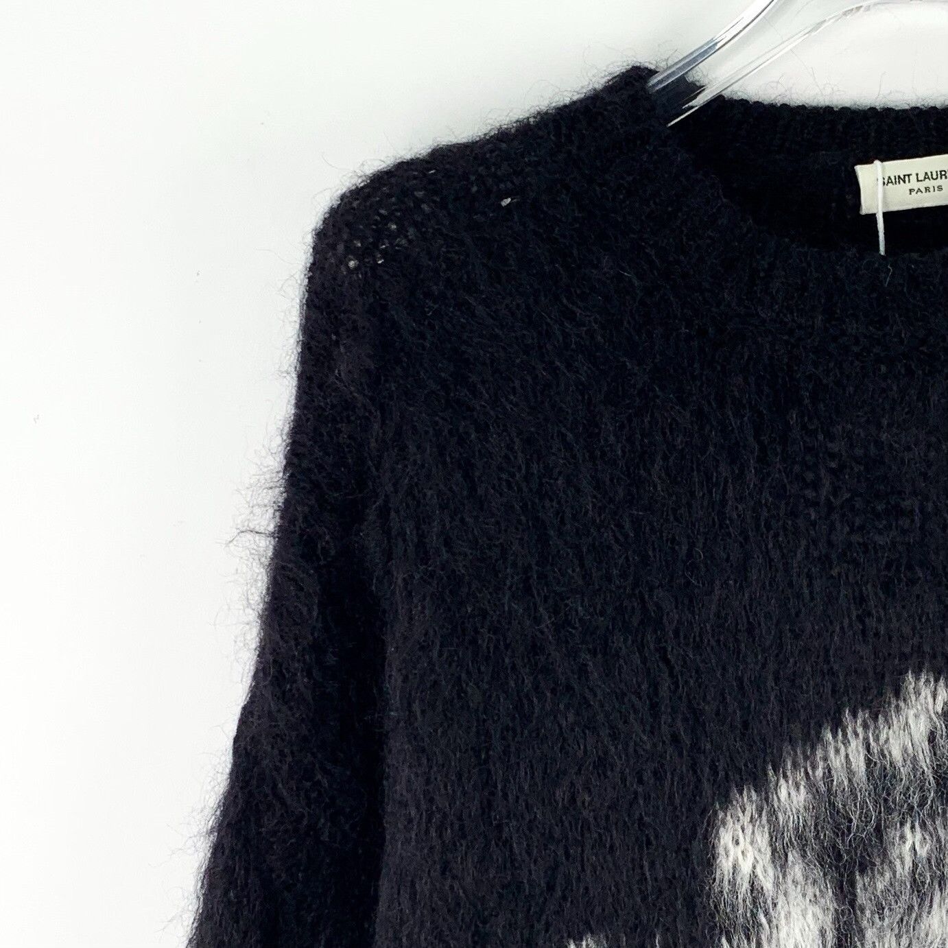 Saint Laurent Paris Saint Laurent Paris Black Sweater S Women Size S / US 4 / IT 40 - 3 Thumbnail