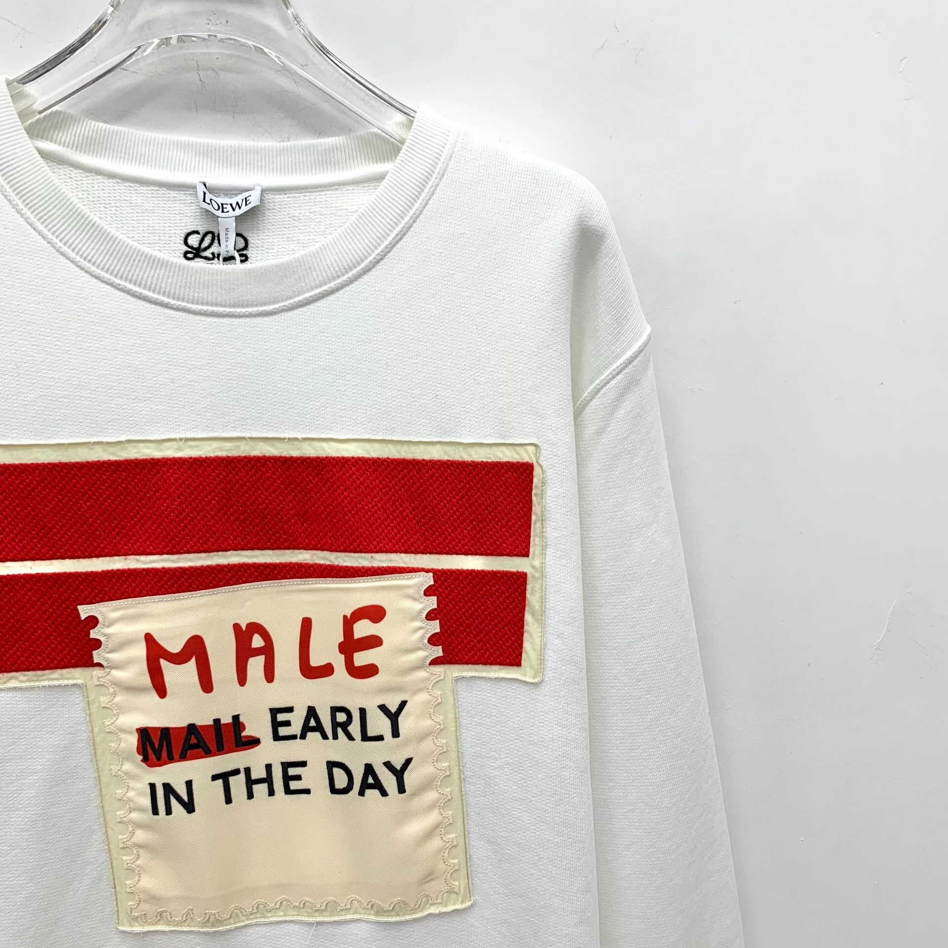 Loewe Loewe Cotton White Hoodie S Women Size S / US 4 / IT 40 - 3 Thumbnail