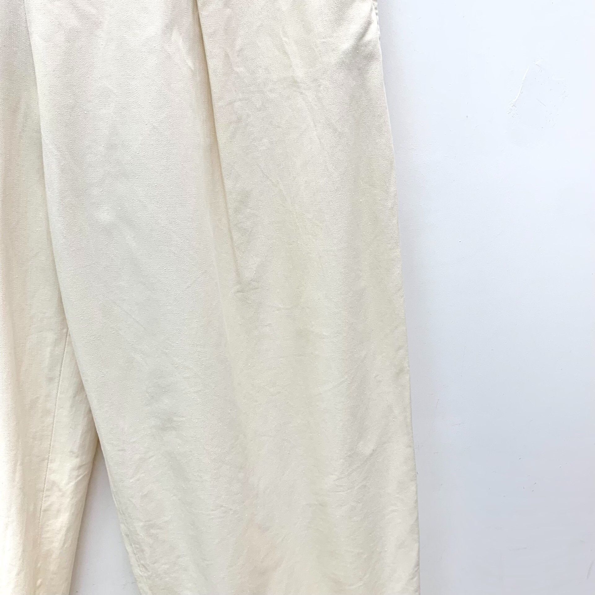 Hermes Hermes Casual Cotton White Pants M Women Size 28" / US 6 / IT 42 - 4 Thumbnail