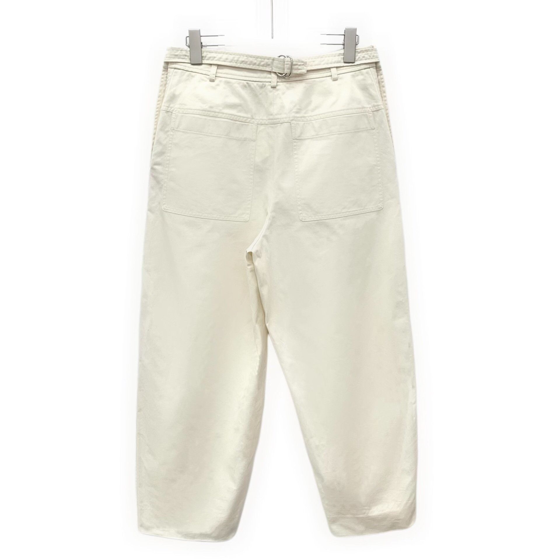 Hermes Hermes Casual Cotton White Pants M Women Size 28" / US 6 / IT 42 - 2 Thumbnail