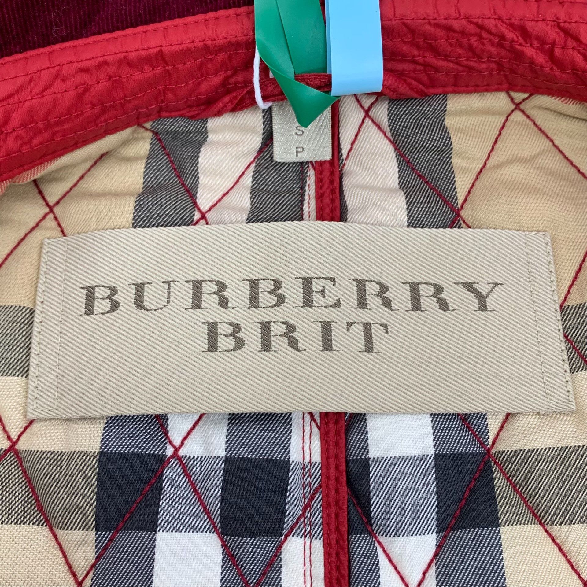 Burberry Burberry Cotton Plaid Red Down Jacket S Women Size S / US 4 / IT 40 - 5 Thumbnail