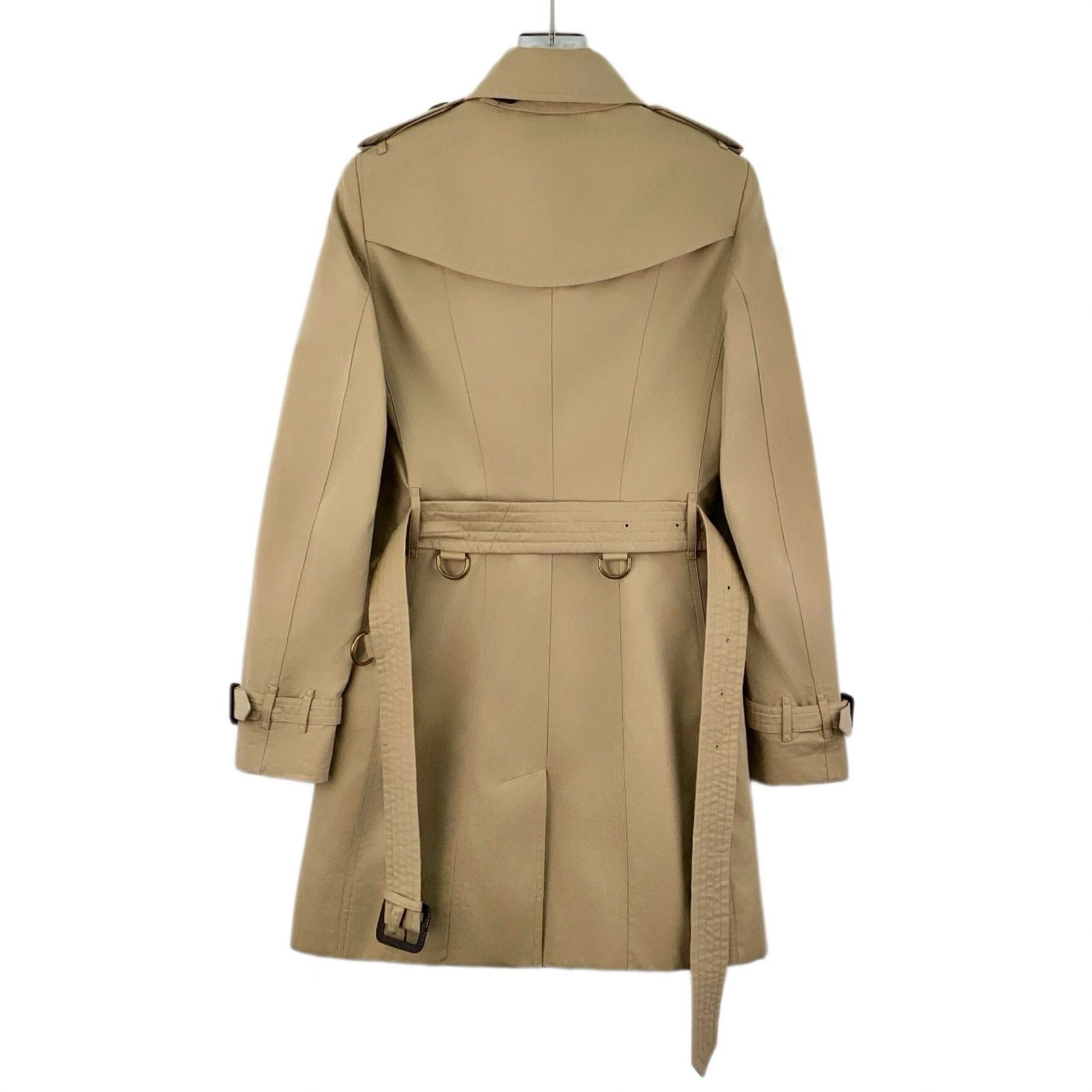 Burberry Burberry Cotton Brown Coat S Women Size S / US 4 / IT 40 - 2 Thumbnail