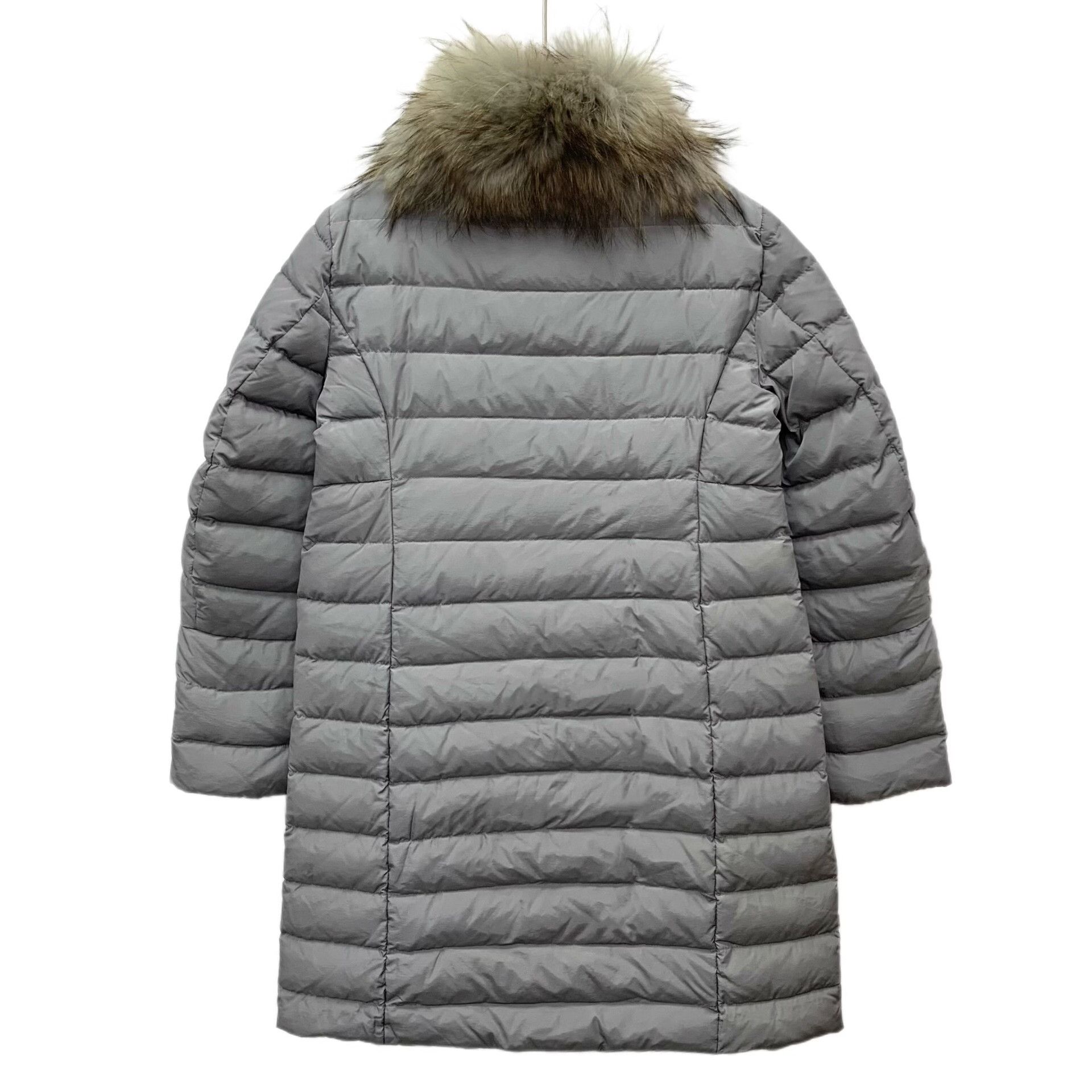 Moncler Moncler Fur Gray Down Jacket L Women Size L / US 10 / IT 46 - 2 Thumbnail
