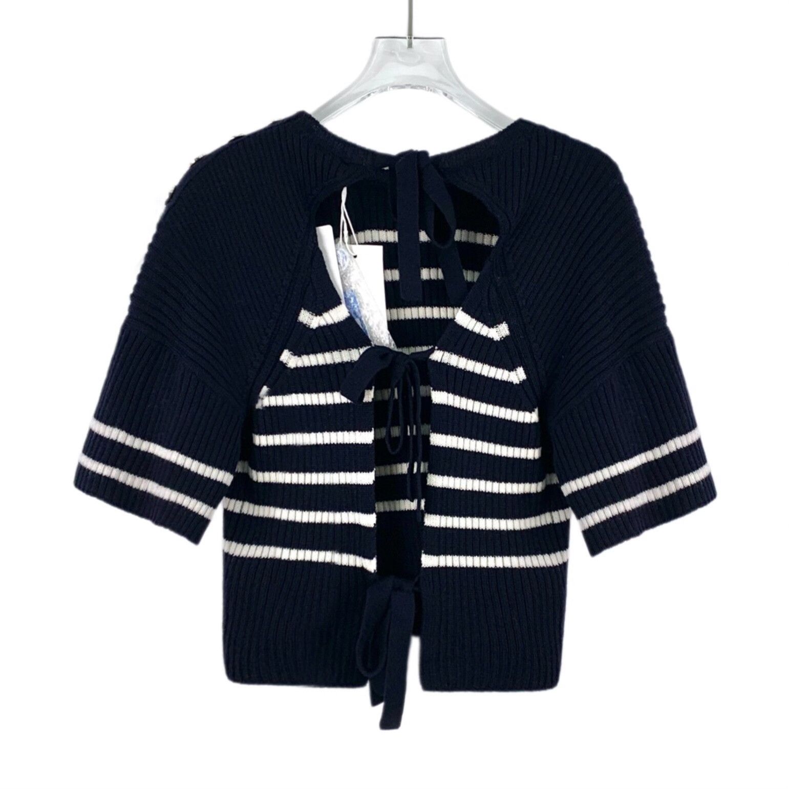 Dior Dior Wool Striped Multi Sweater XS Women Size XS / US 0-2 / IT 36-38 - 2 Thumbnail