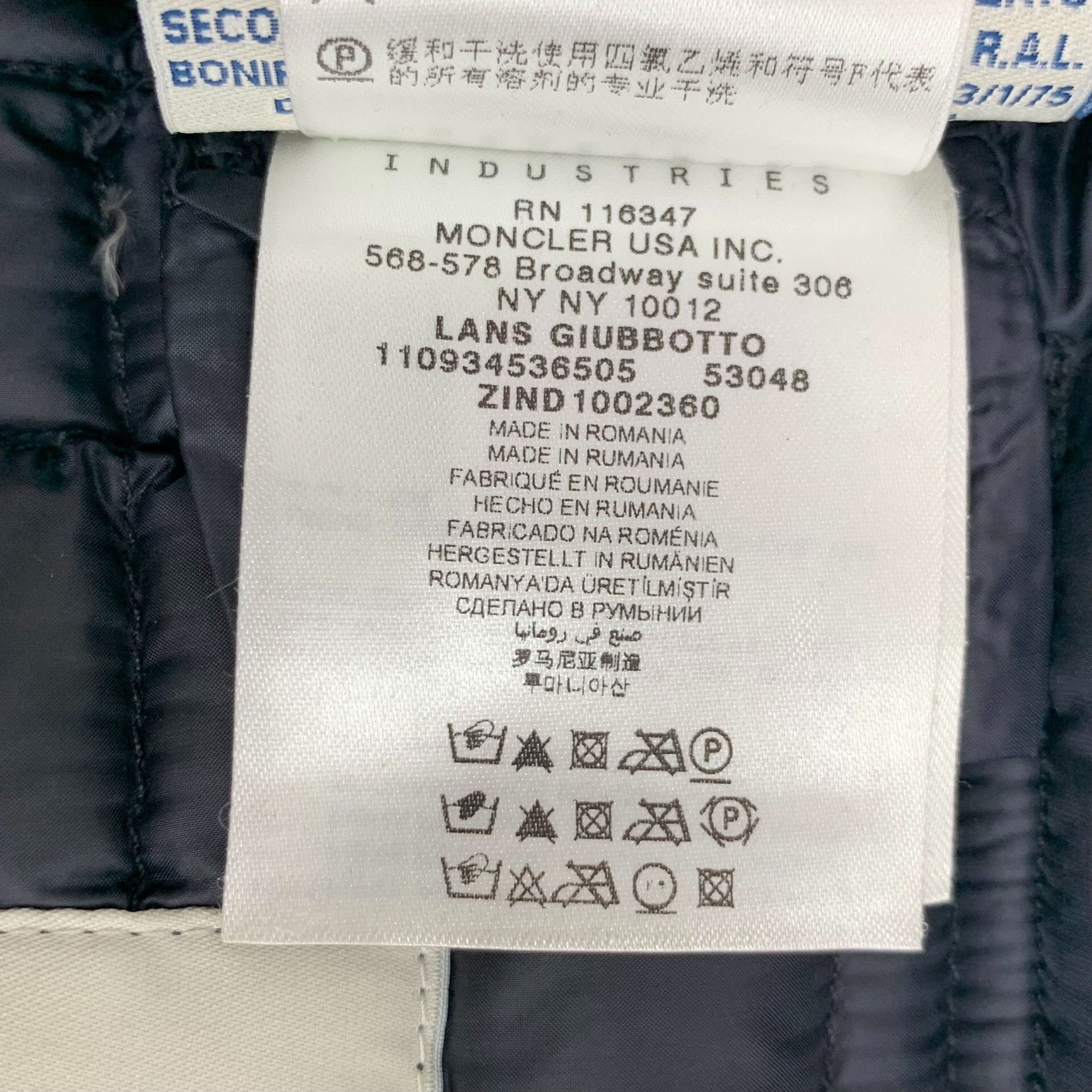 Moncler Moncler Blue Down Jacket S Women Size S / US 4 / IT 40 - 9 Thumbnail