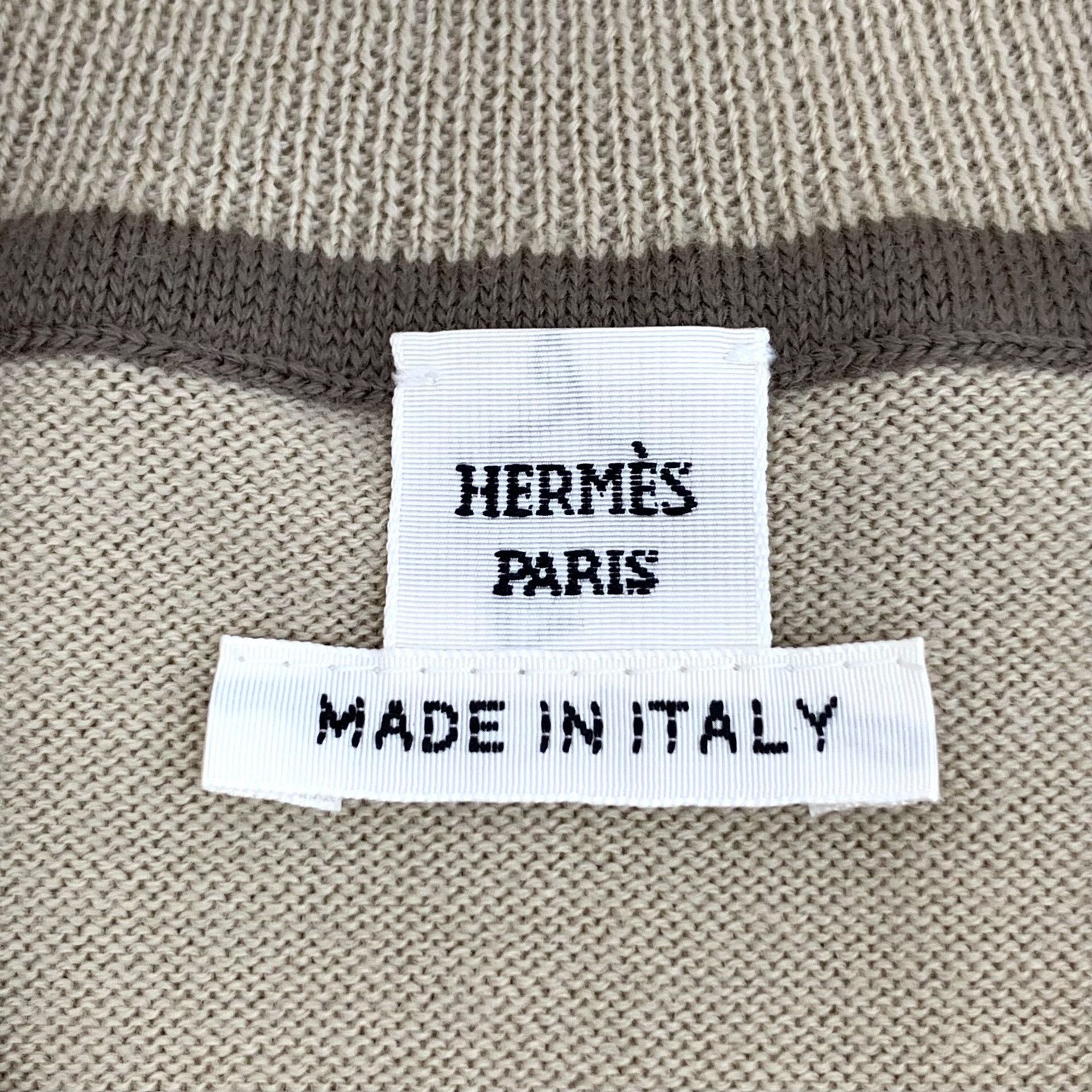 Hermes Hermes Embroidered Brown Sweater M Women Size M / US 6-8 / IT 42-44 - 5 Thumbnail