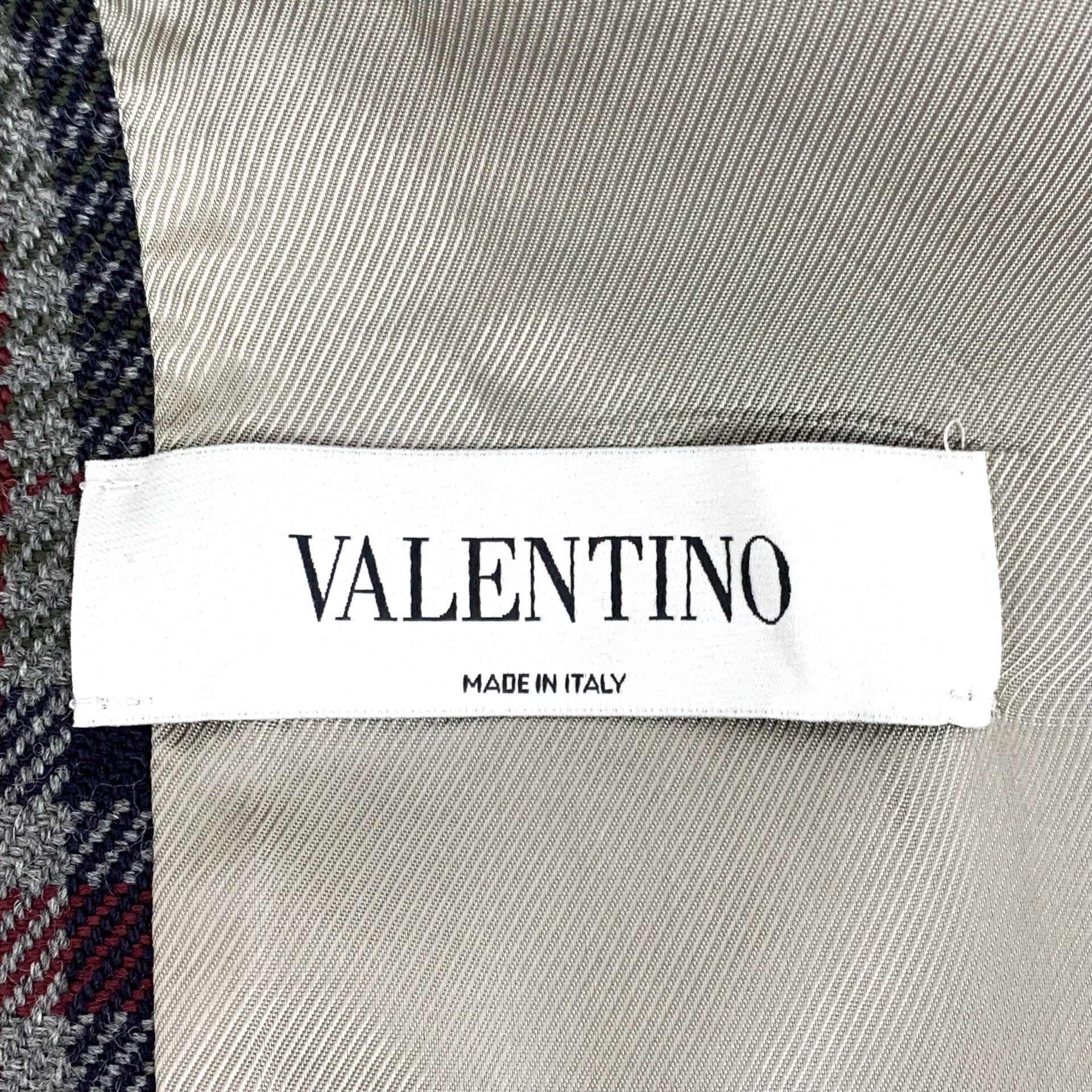 Valentino Valentino Wool Plaid Multi Coat M Women Size M / US 6-8 / IT 42-44 - 5 Thumbnail