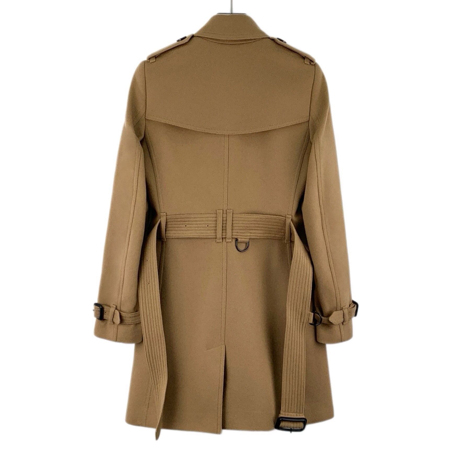 Burberry Burberry Wool Brown Coat XS Women Size XS / US 0-2 / IT 36-38 - 2 Thumbnail
