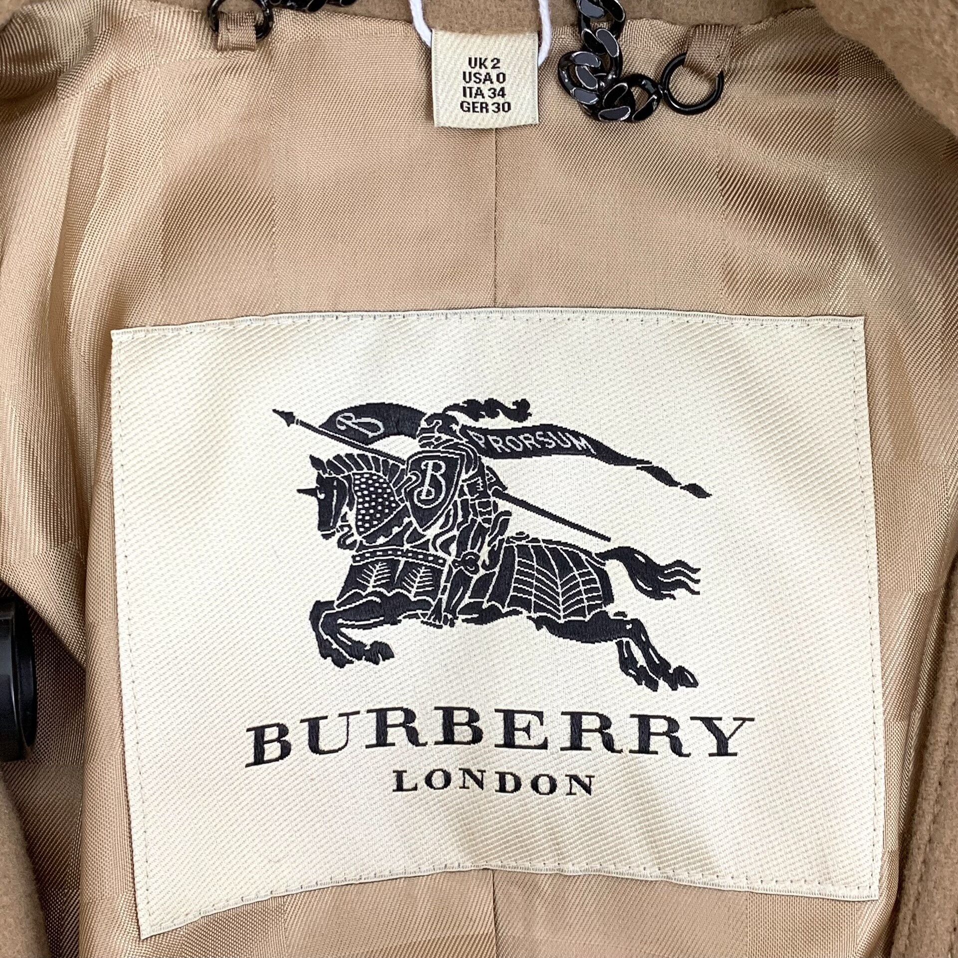 Burberry Burberry Wool Brown Coat XS Women Size XS / US 0-2 / IT 36-38 - 5 Thumbnail