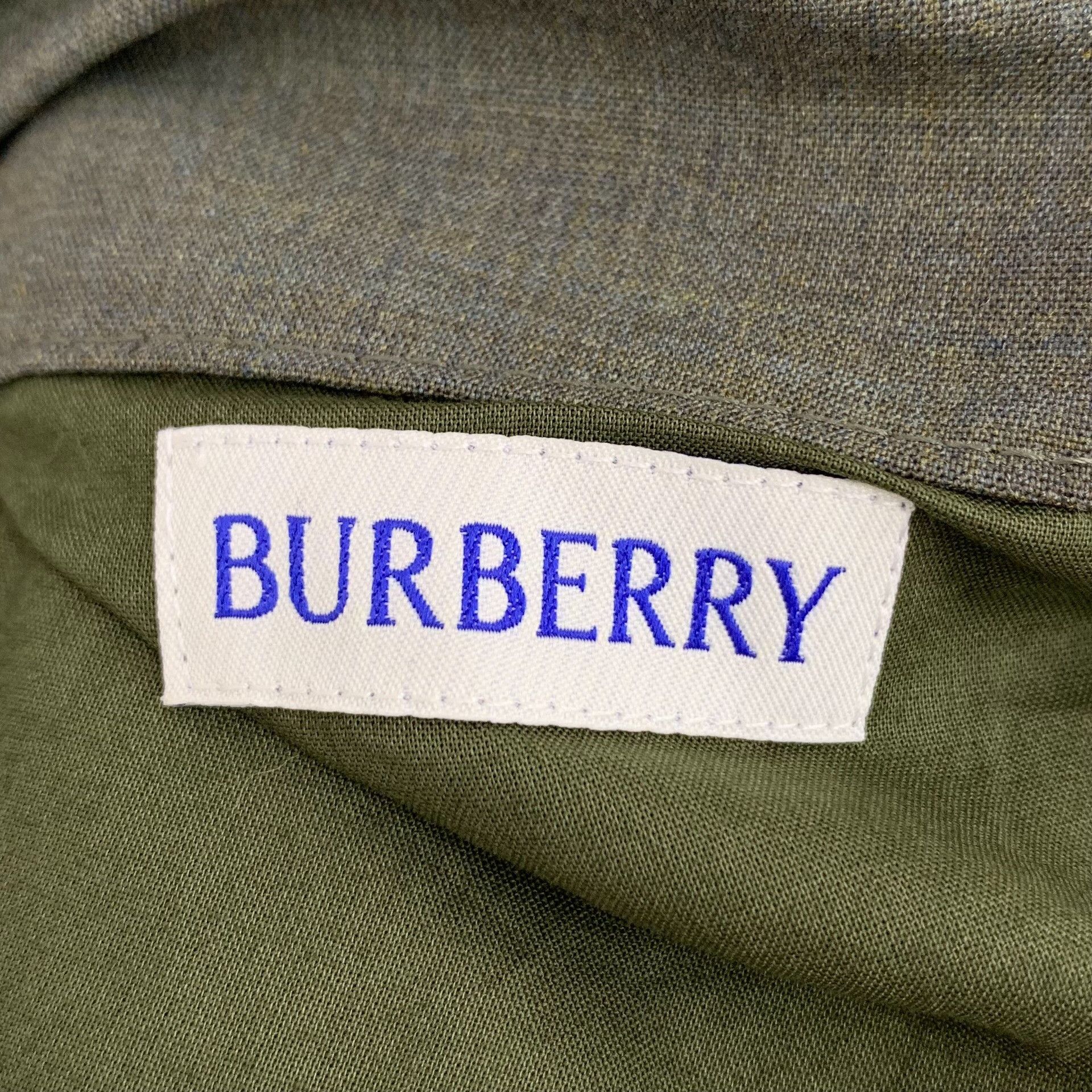 Burberry Burberry Wool Green Light Jacket S Men Size US S / EU 44-46 / 1 - 6 Thumbnail