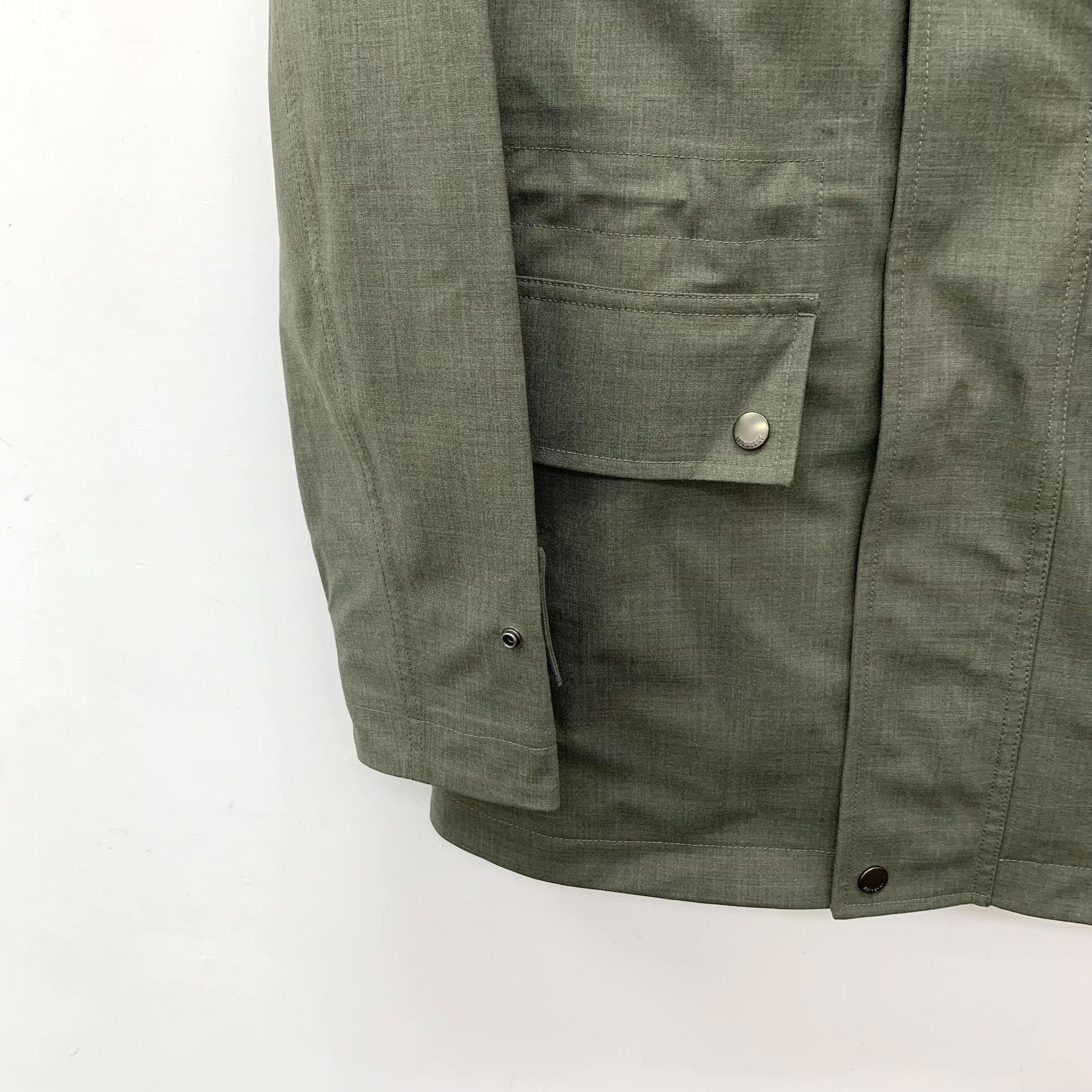 Burberry Burberry Wool Green Light Jacket S Men Size US S / EU 44-46 / 1 - 4 Thumbnail