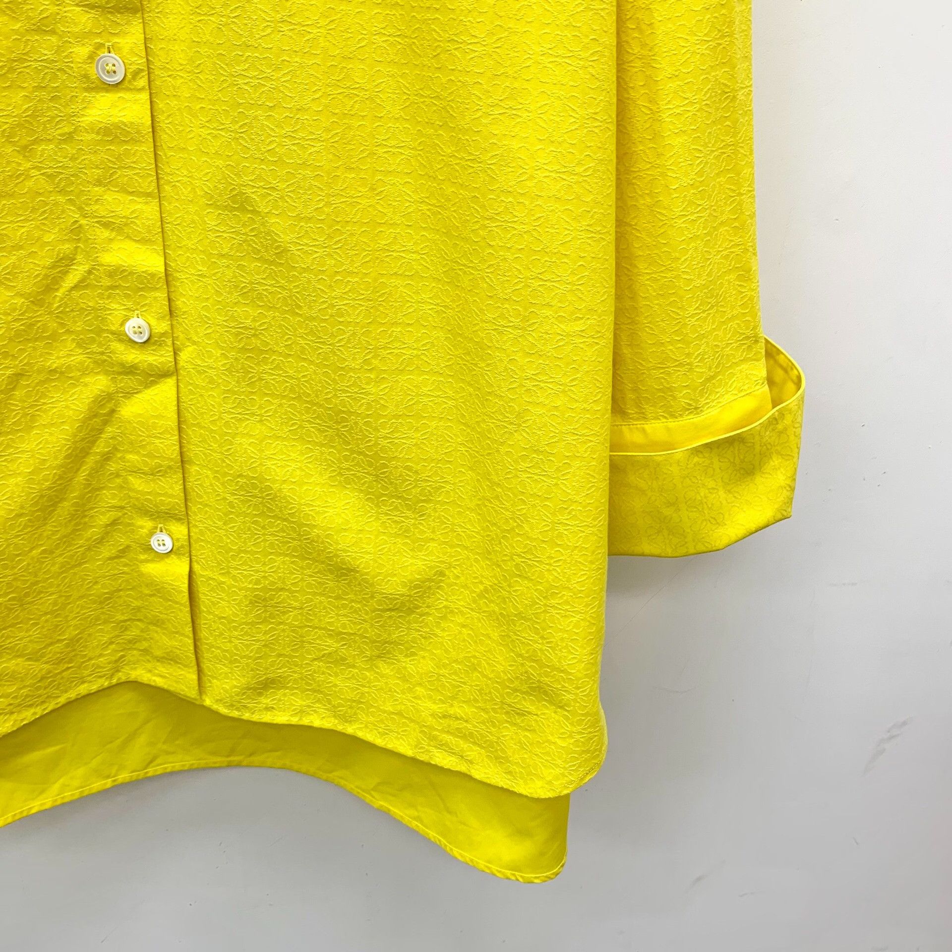 Loewe Loewe Retro Cotton Yellow Button Up M Women Size M / US 6-8 / IT 42-44 - 4 Thumbnail