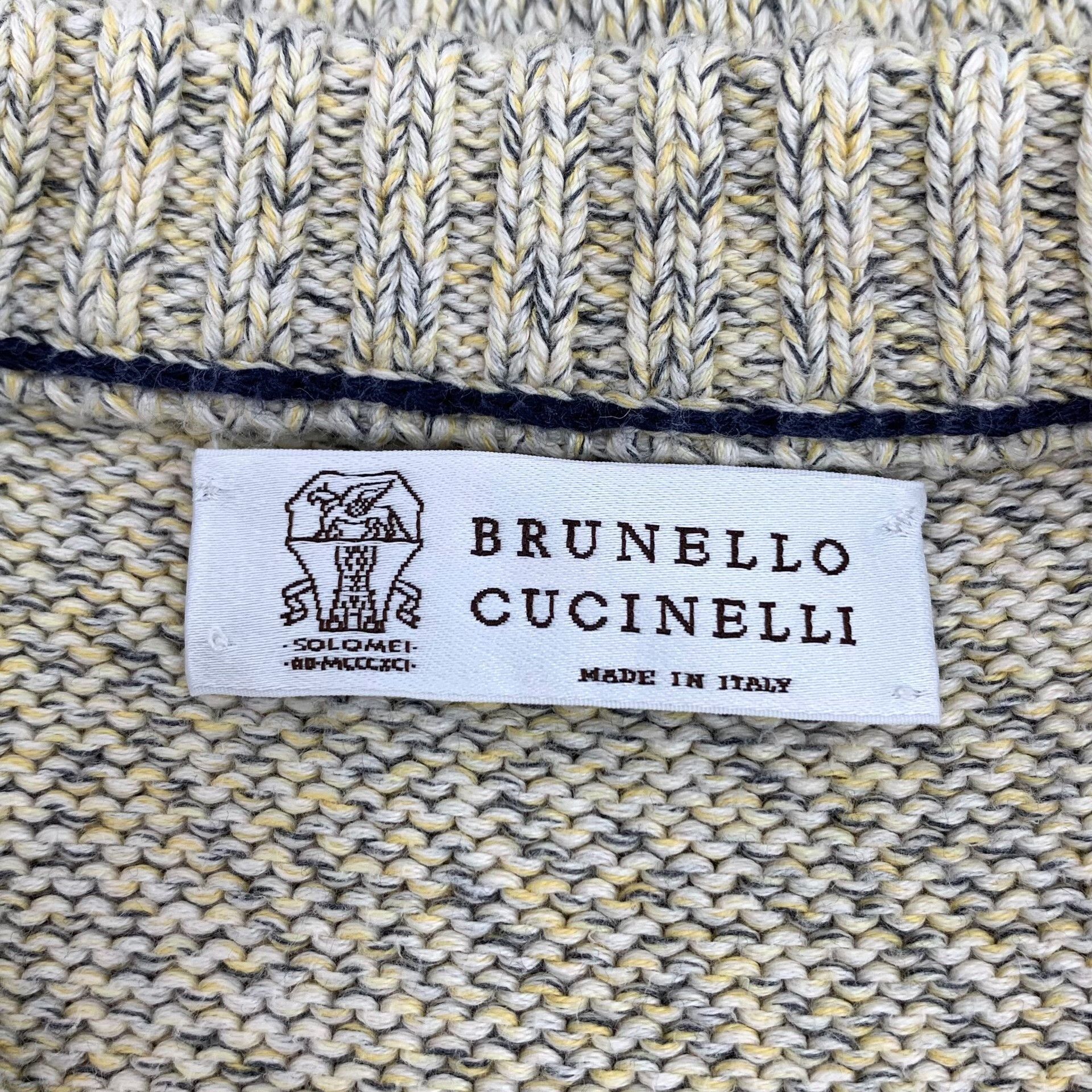 Brunello Cucinelli Brunello Cucinelli Beige Sweater L Men Size US L / EU 52-54 / 3 - 5 Thumbnail