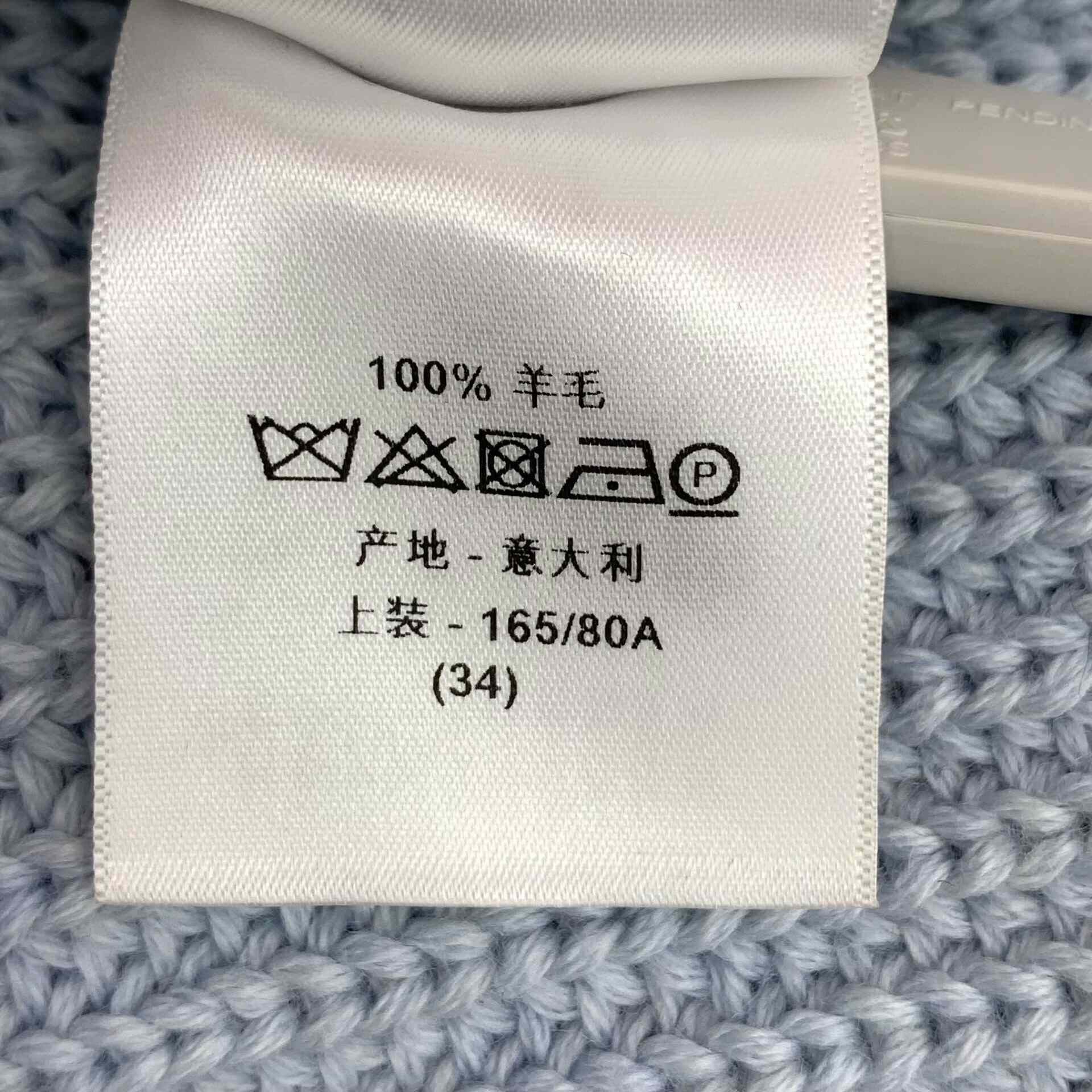 Dior Dior Wool Blue Sweater XS Women Size XS / US 0-2 / IT 36-38 - 7 Thumbnail