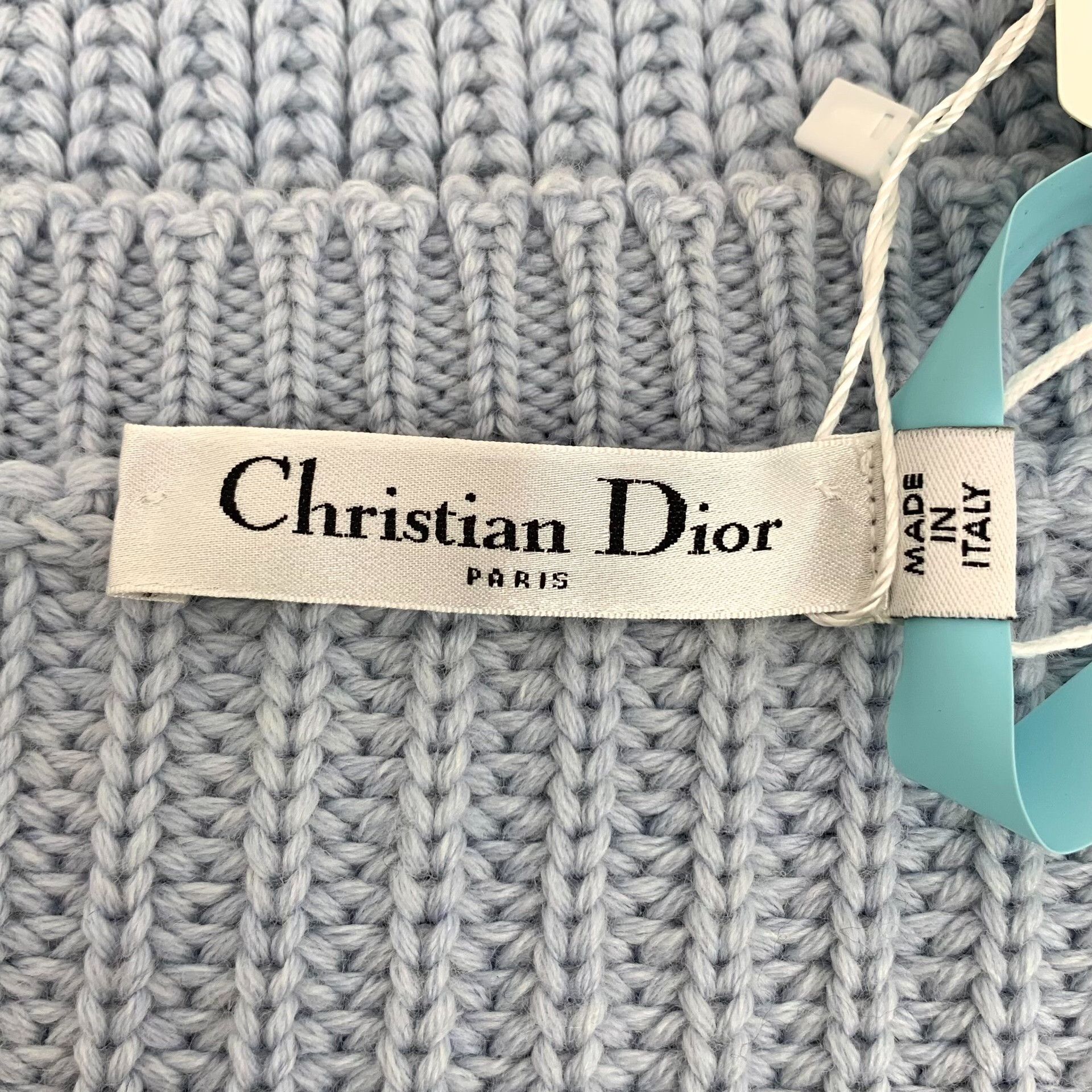 Dior Dior Wool Blue Sweater XS Women Size XS / US 0-2 / IT 36-38 - 5 Thumbnail