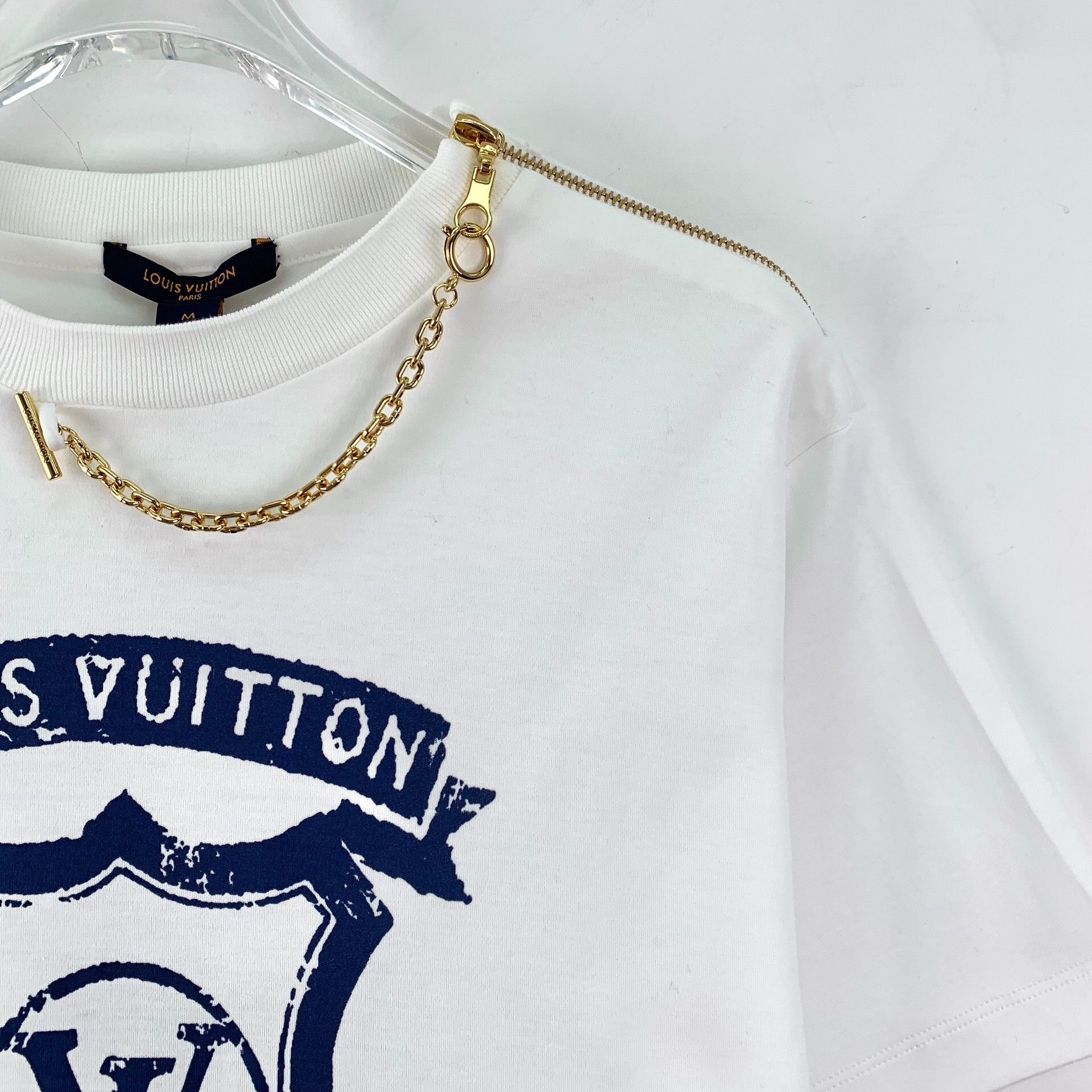 Louis Vuitton Louis Vuitton White T-Shirt M Men Size US M / EU 48-50 / 2 - 3 Thumbnail