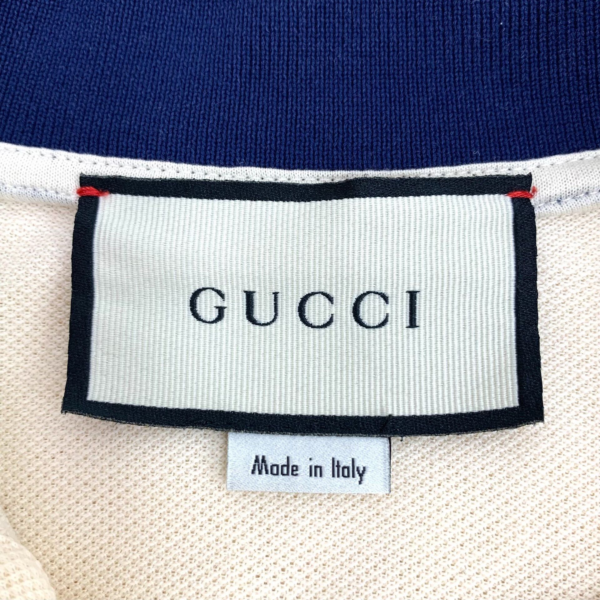 Gucci Gucci Retro Cotton Beige Polo XS Men Size US XS / EU 42 / 0 - 5 Thumbnail