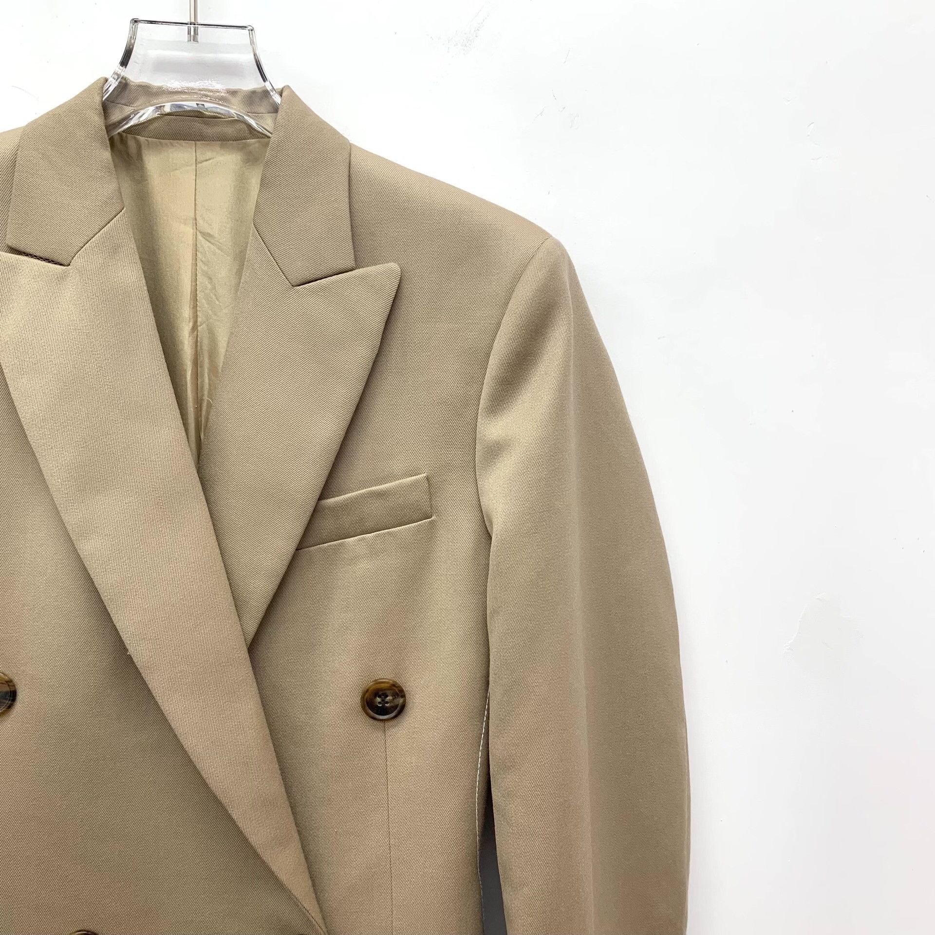 Celine Celine Wool Beige Coat XS Women Size XS / US 0-2 / IT 36-38 - 3 Thumbnail