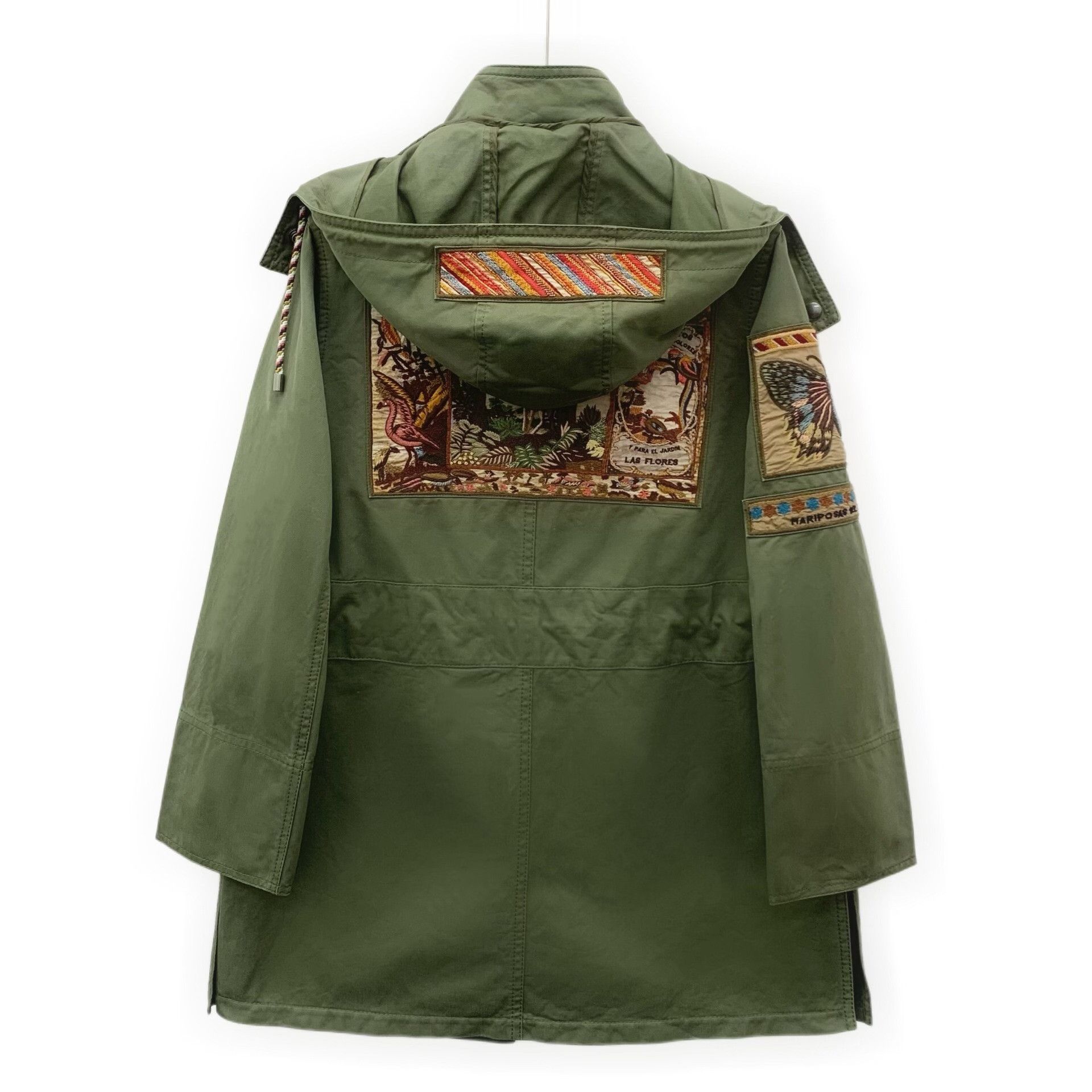 Valentino Valentino Embroidered Graphic Green Jacket S Women Size S / US 4 / IT 40 - 2 Thumbnail