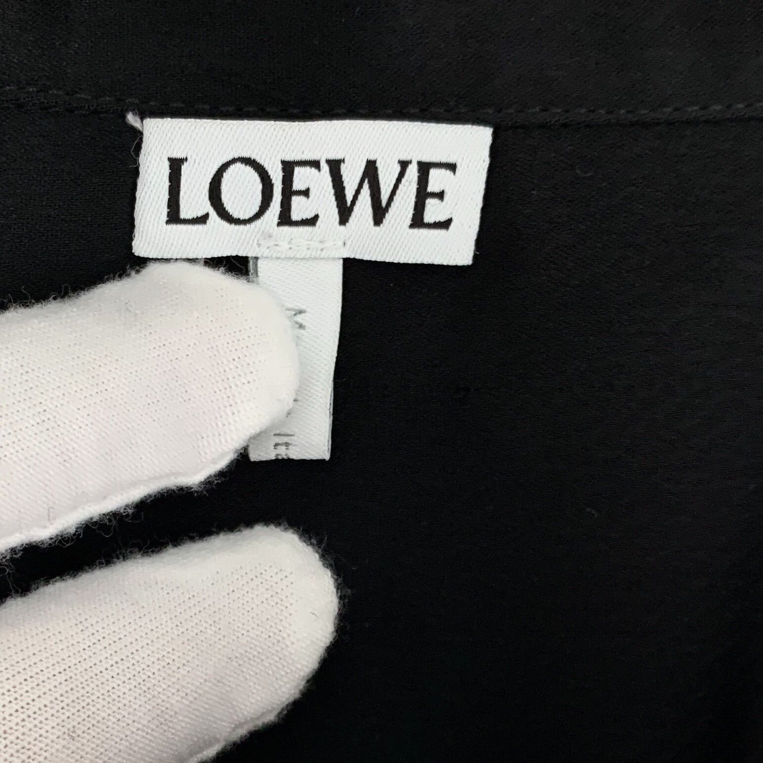 Loewe Loewe Retro Embroidered Black Button Up M Women Size M / US 6-8 / IT 42-44 - 8 Thumbnail