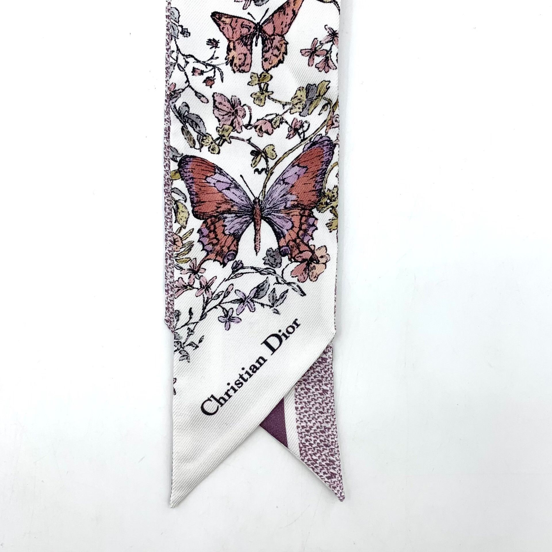 Dior Dior Floral Printed Purple Scarf M Men Size ONE SIZE - 7 Thumbnail