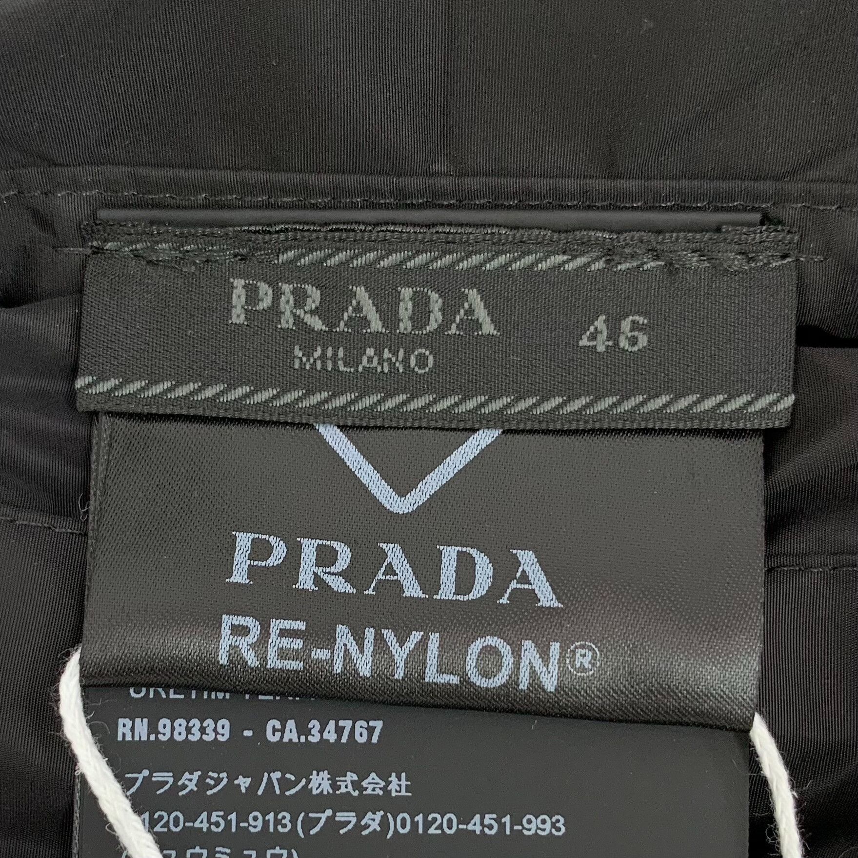 Prada Prada Wool Black Light Jacket S Men Size US S / EU 44-46 / 1 - 6 Thumbnail