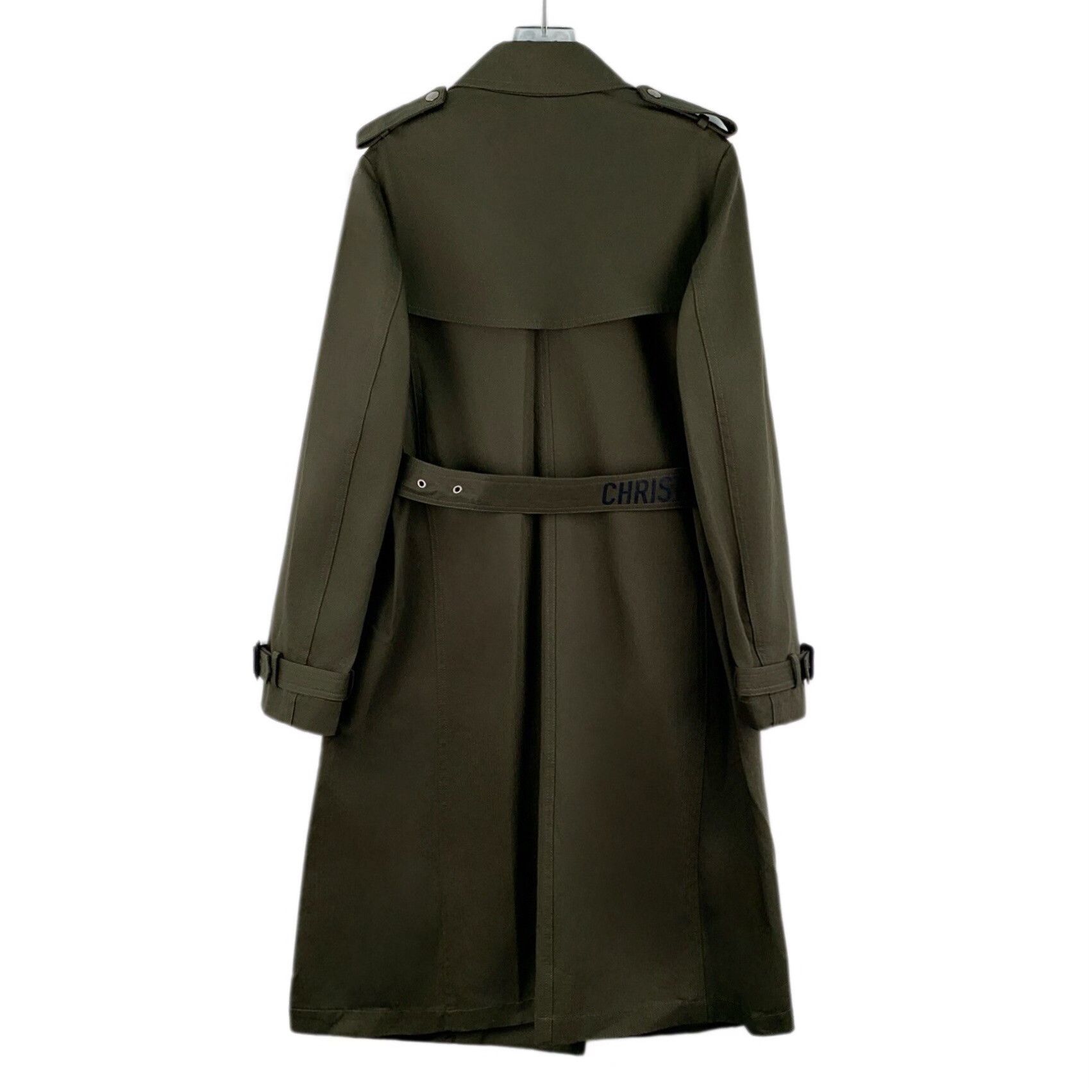 Dior Dior Cotton Green Coat XS Women Size XS / US 0-2 / IT 36-38 - 2 Thumbnail
